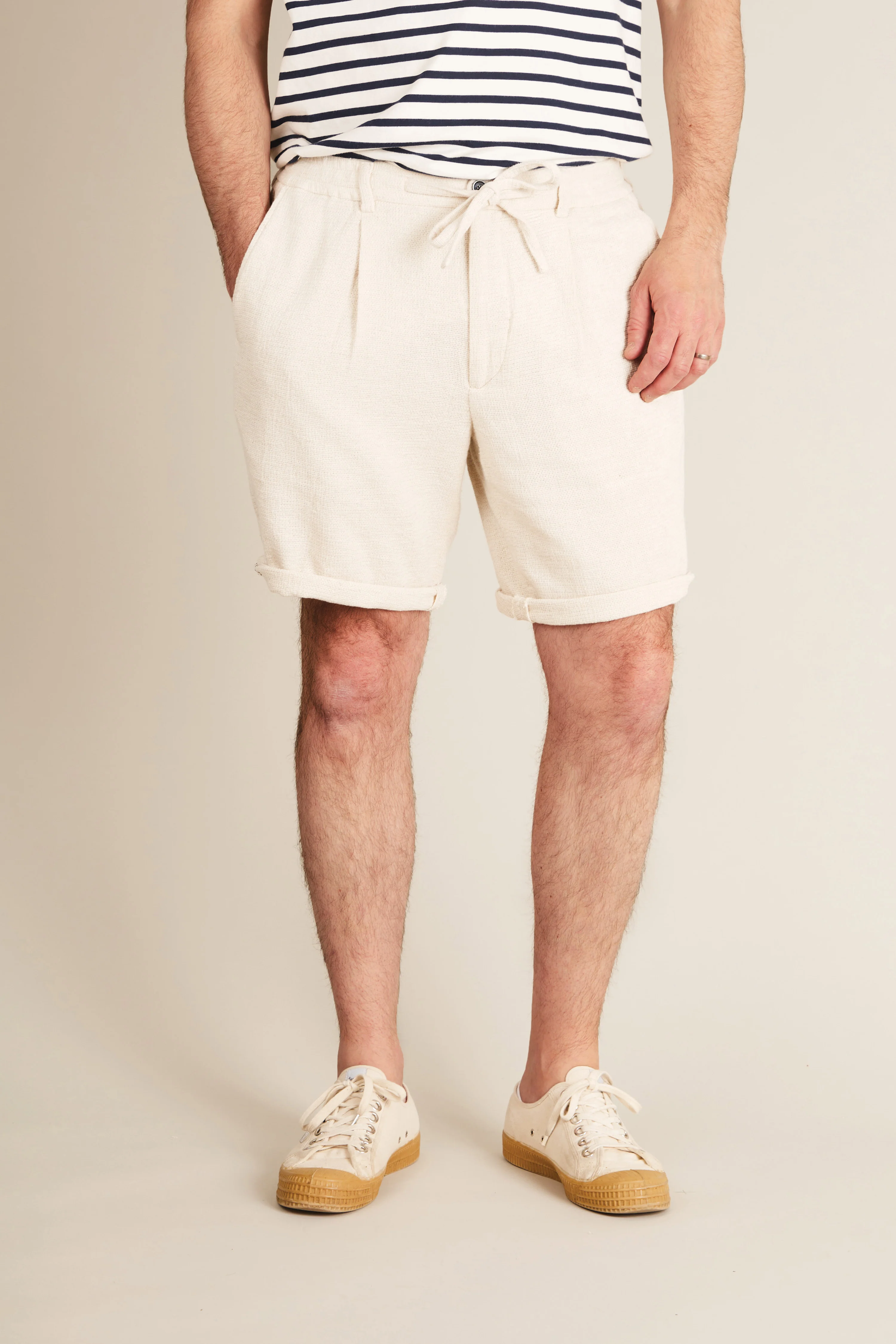 Bermuda aéré écru - Image 4