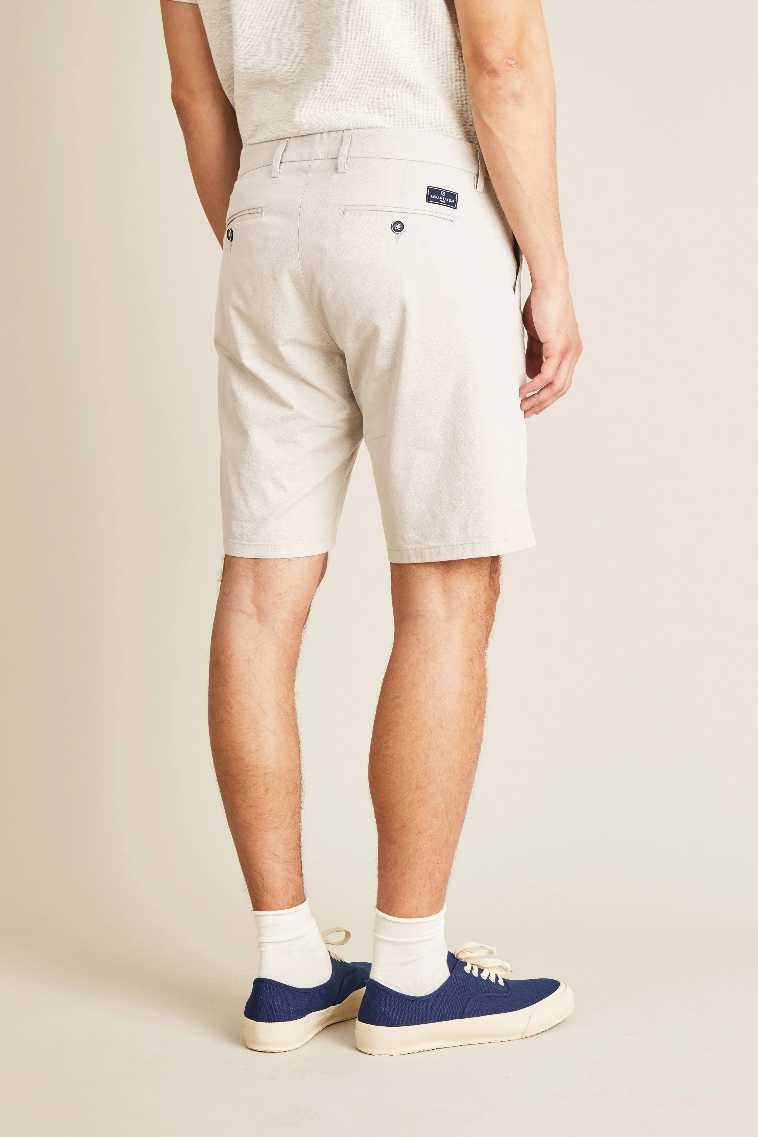 Bermuda aérien beige - Image 4