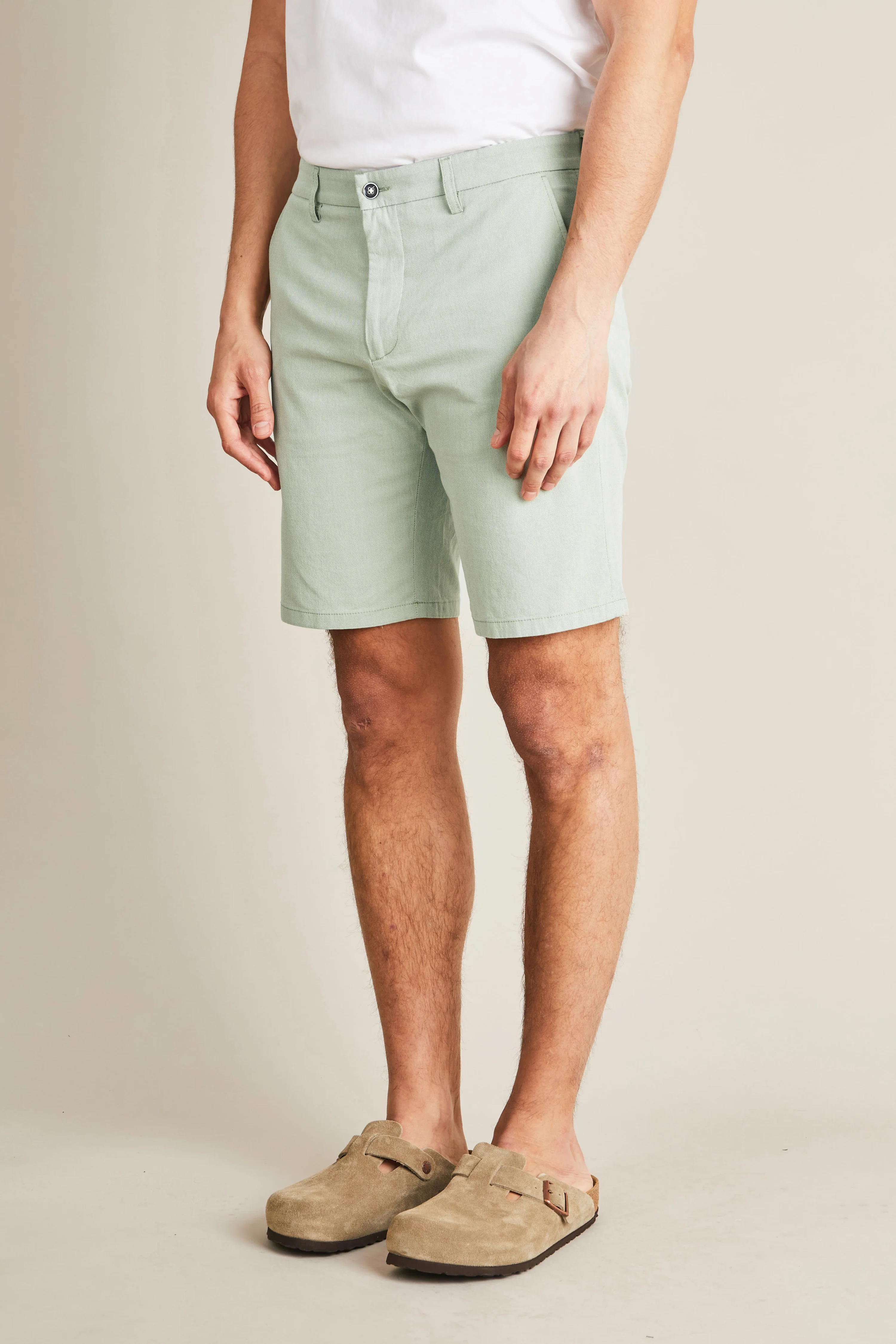 Bermuda aérien vert amande - Image 5