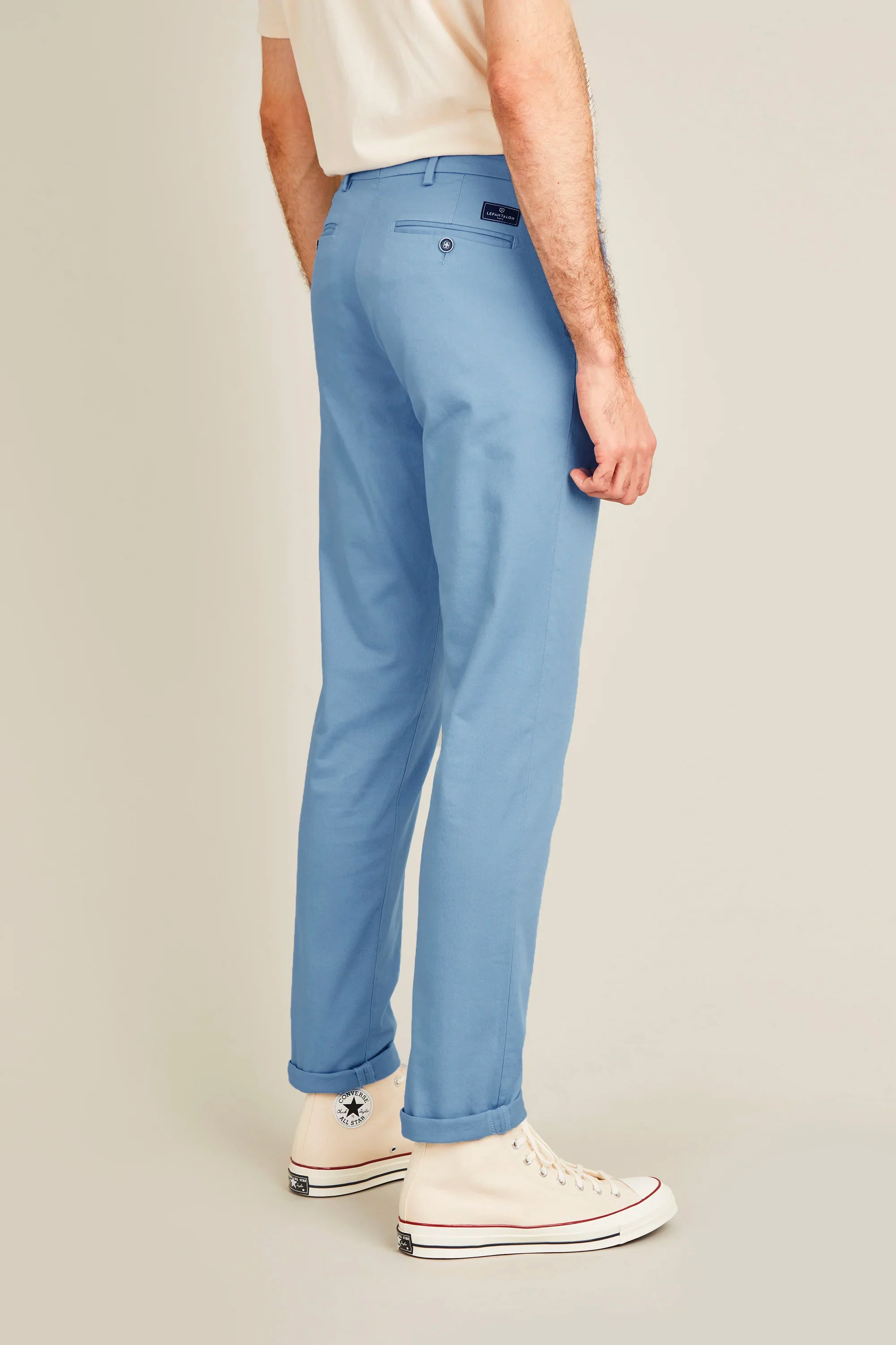 Chino bleu pastel - Image 3
