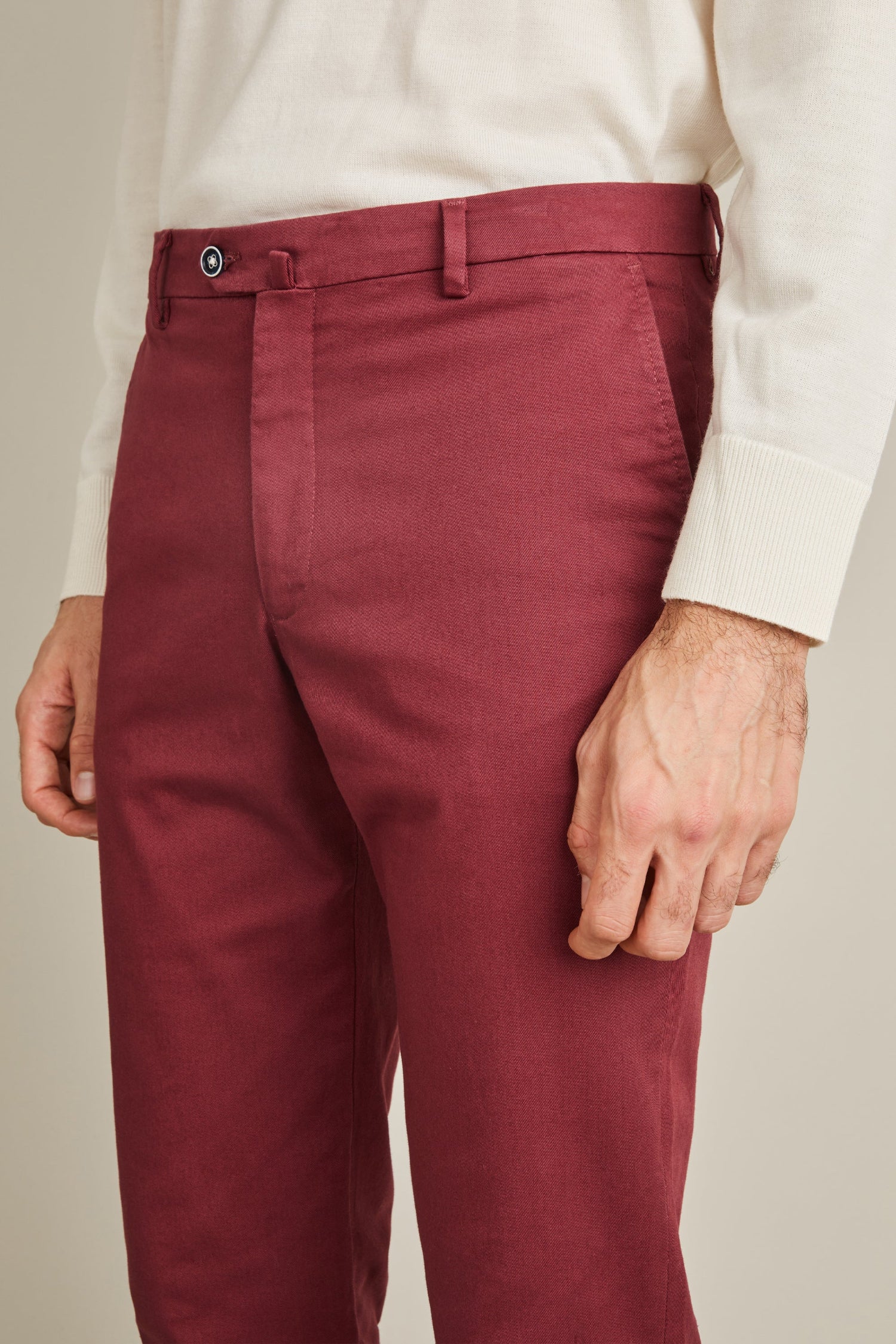 Chino bordeaux foncé - Image 5