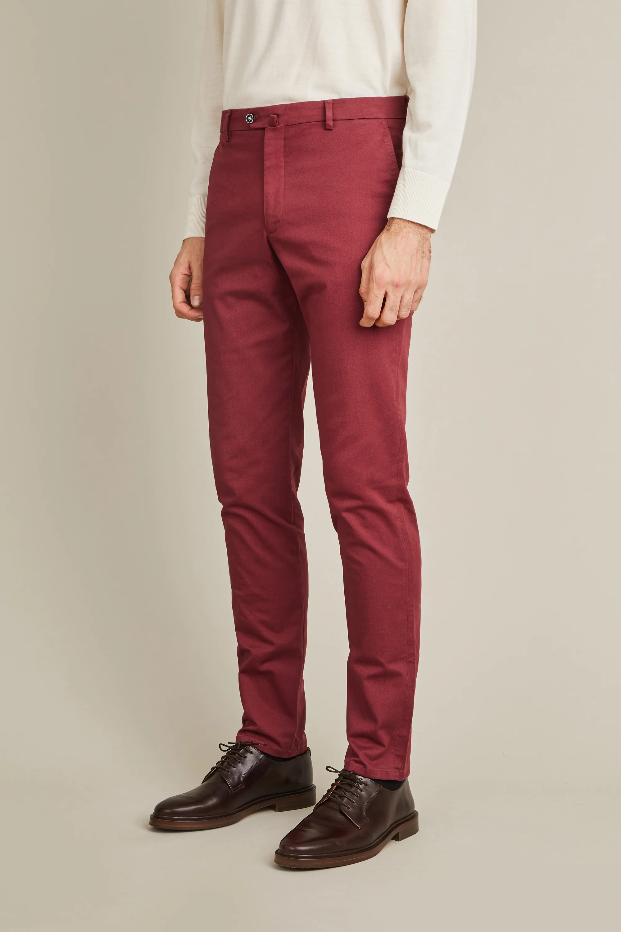 Chino bordeaux foncé - Image 7