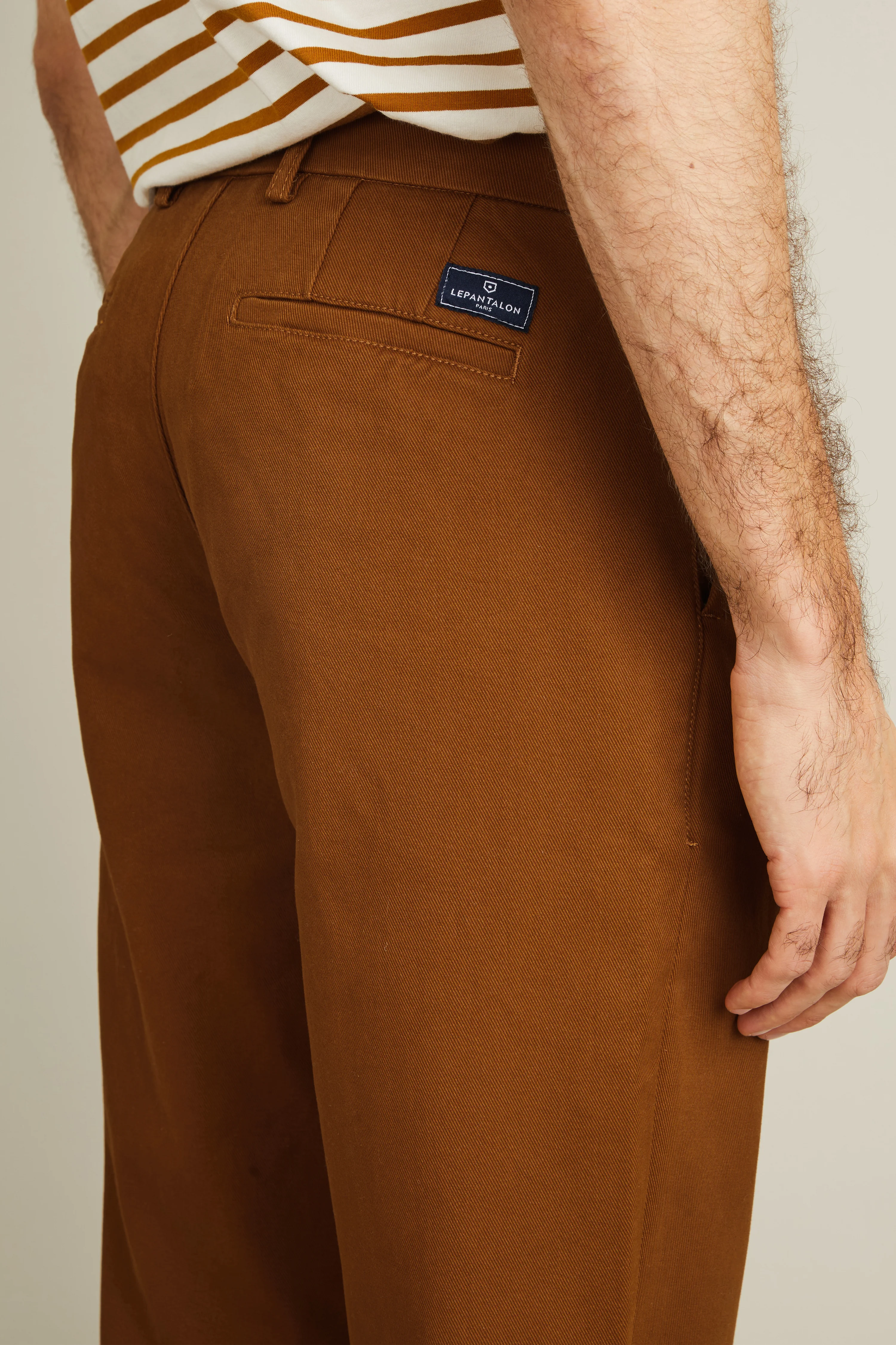 Chino droit camel - Image 3