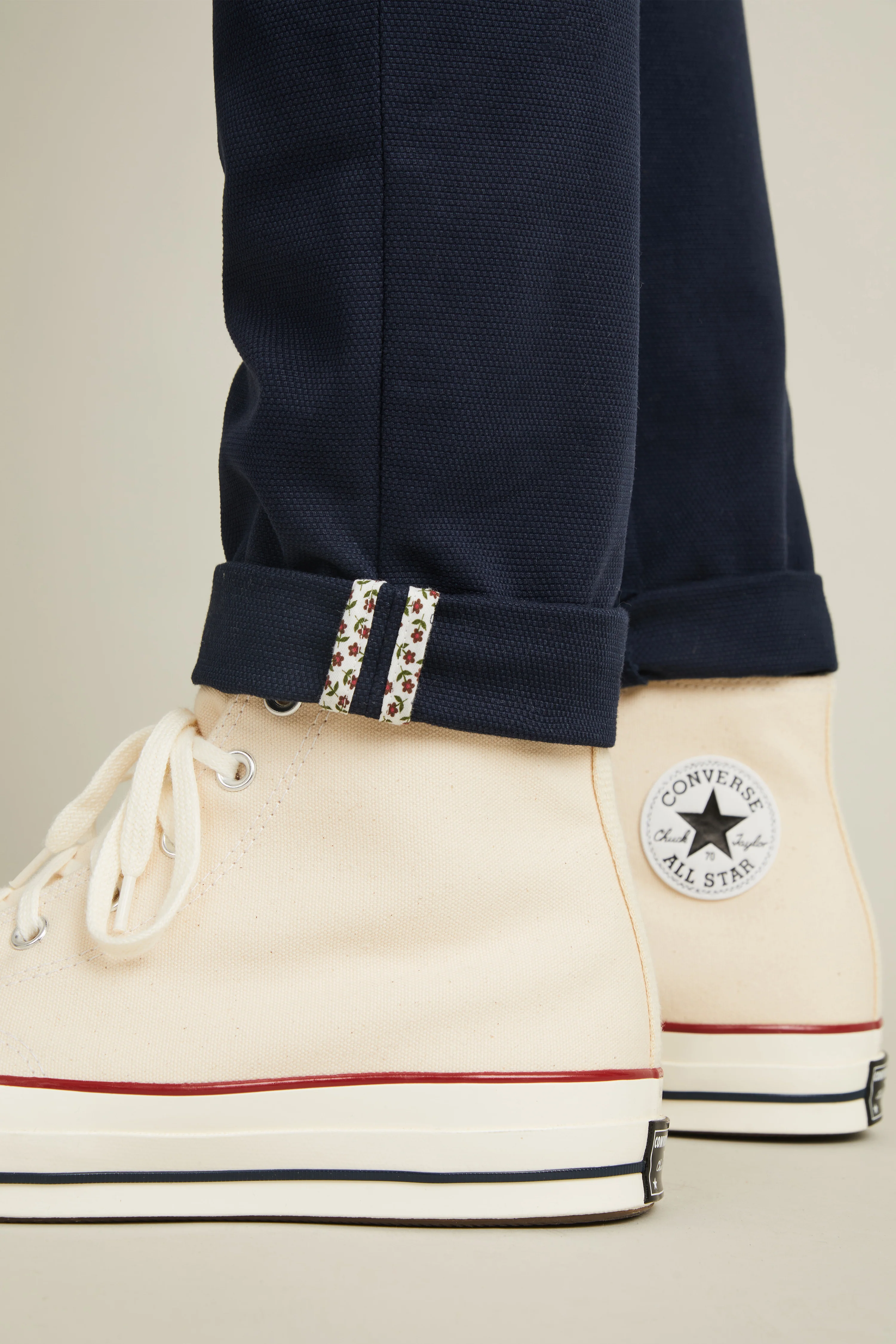 Chino texturé bleu marine - Image 6