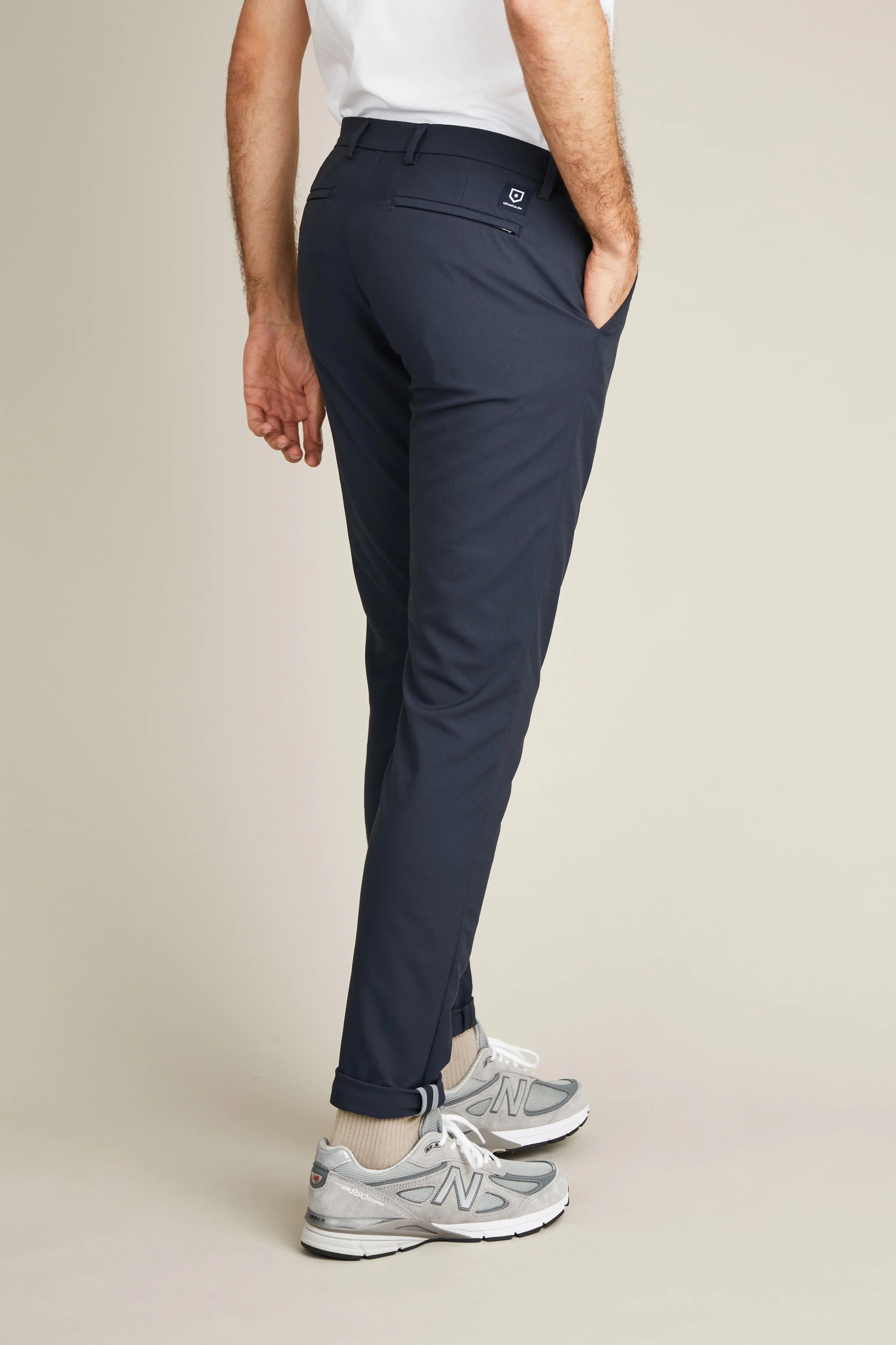 Chino technique bleu marine - Image 4