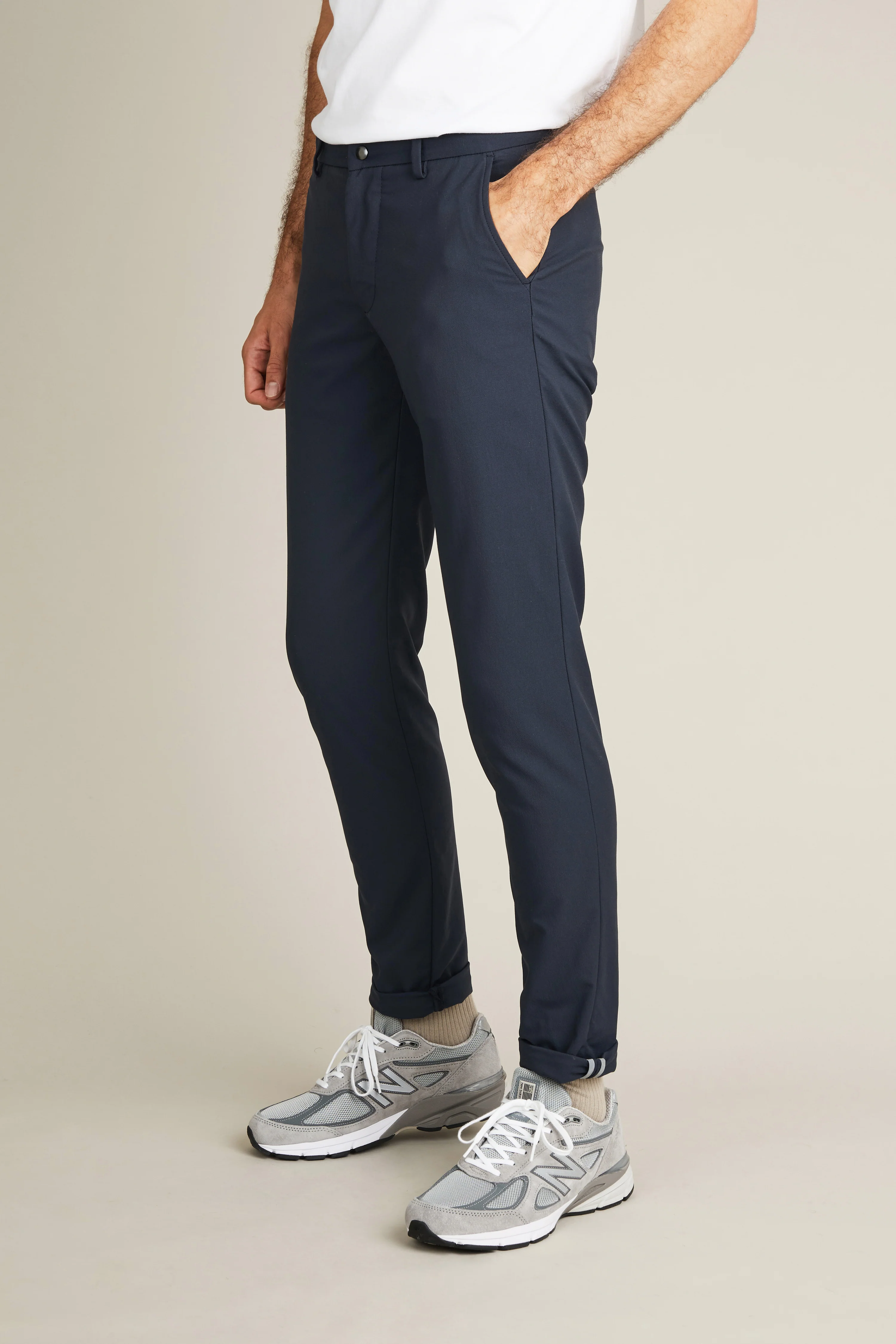 Chino technique bleu marine - Image 5