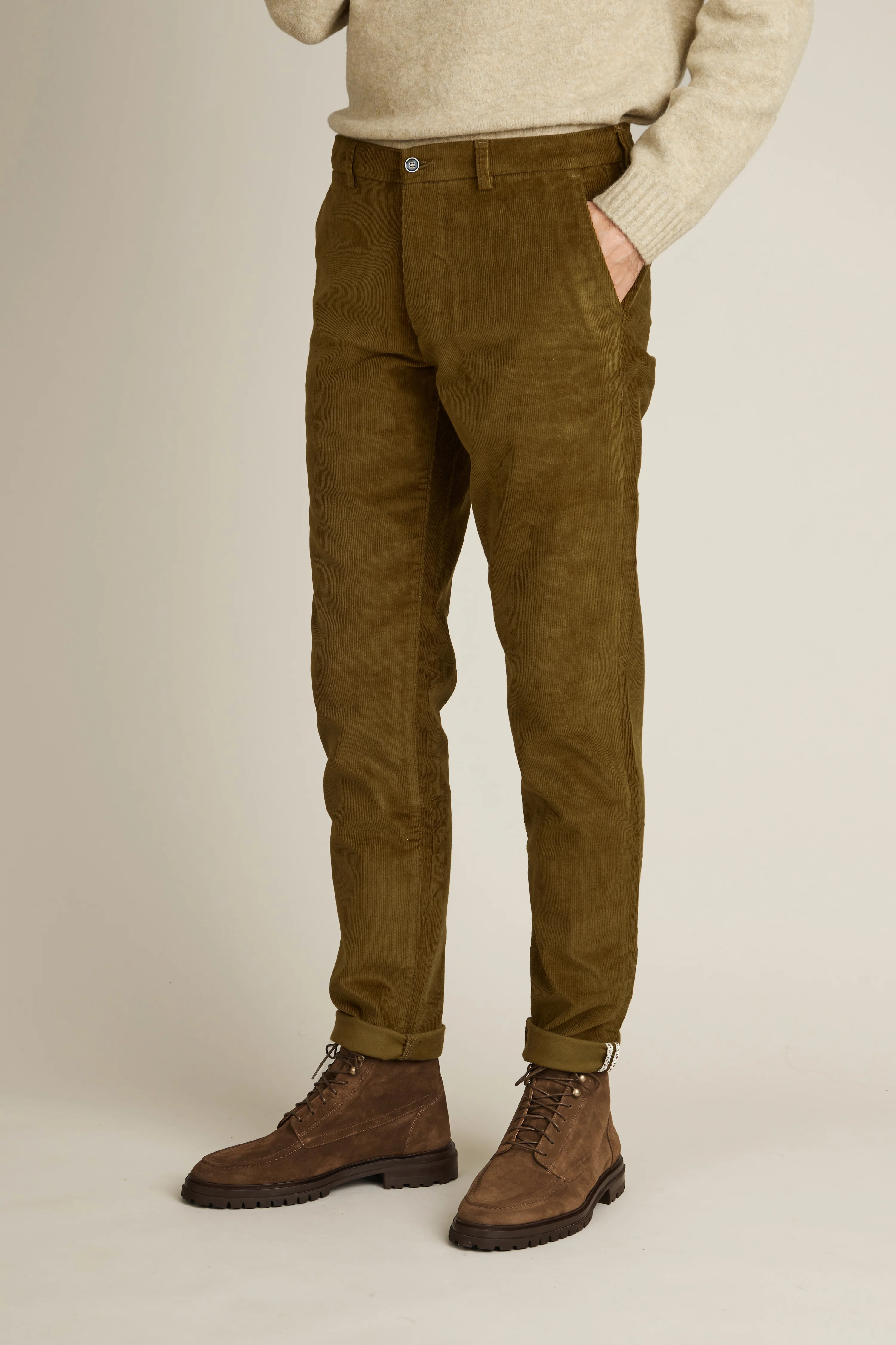 Chino velours bronze - Image 4