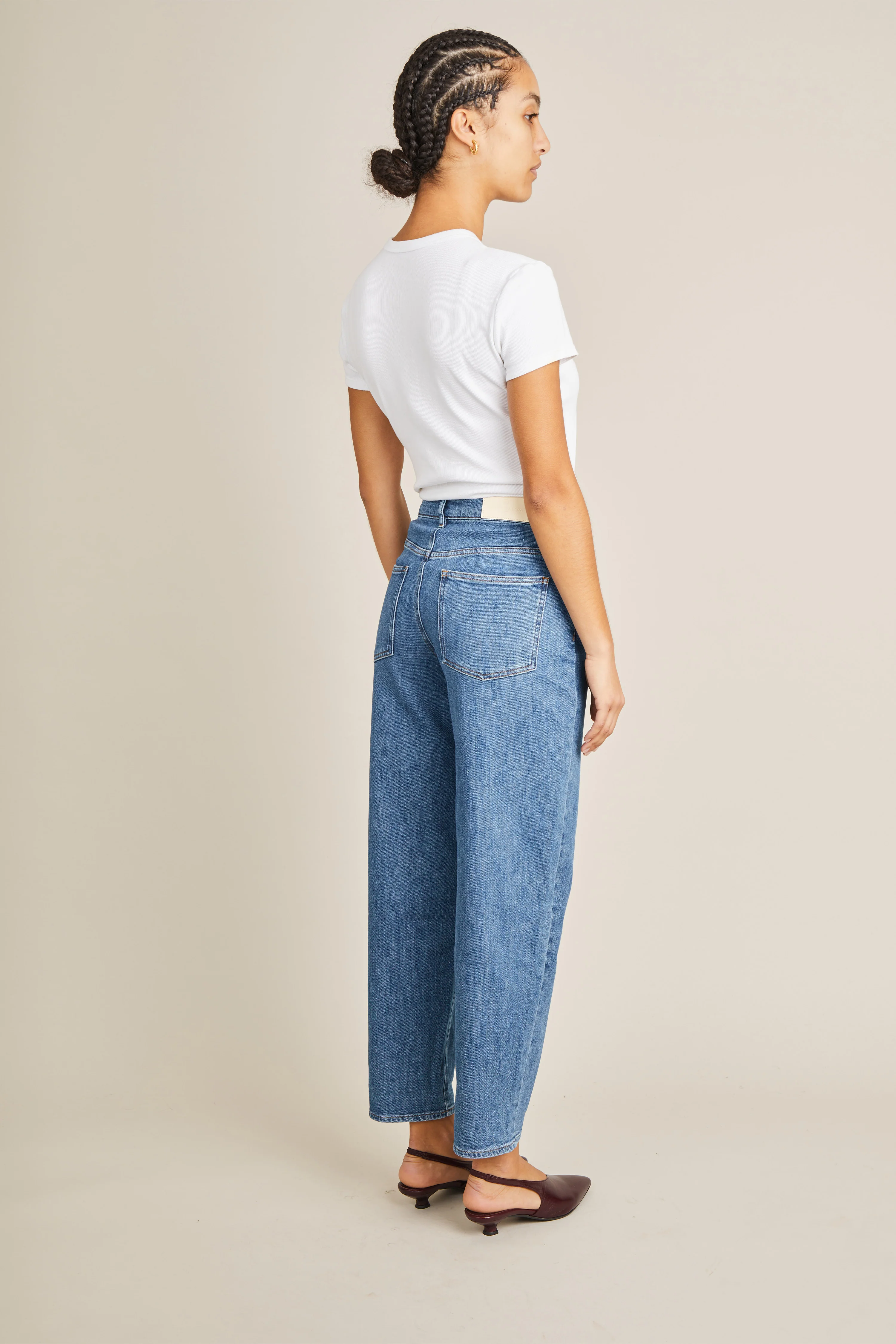 Jean balloon middle blue - Image 8