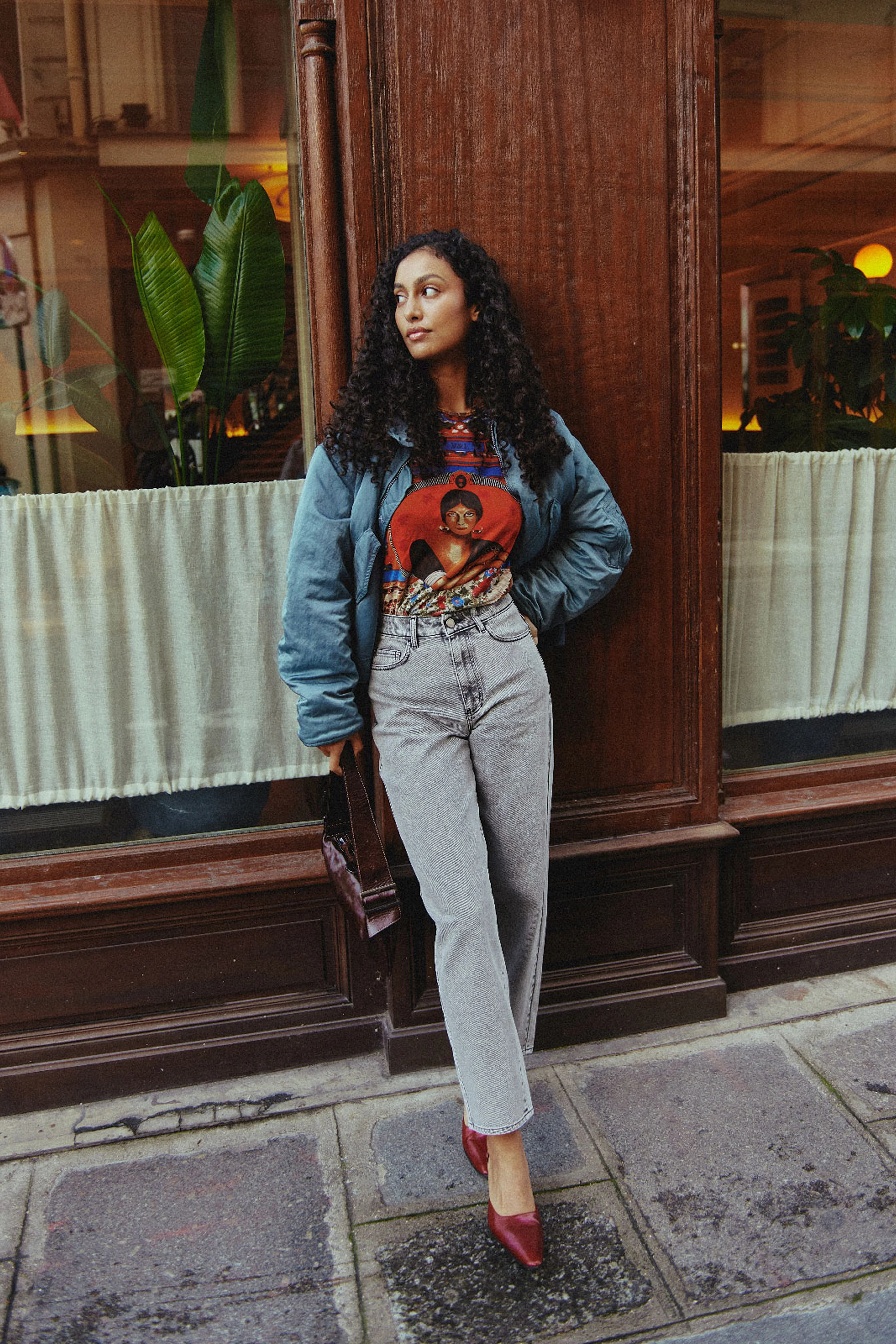 Jean balloon snow black - Image 10