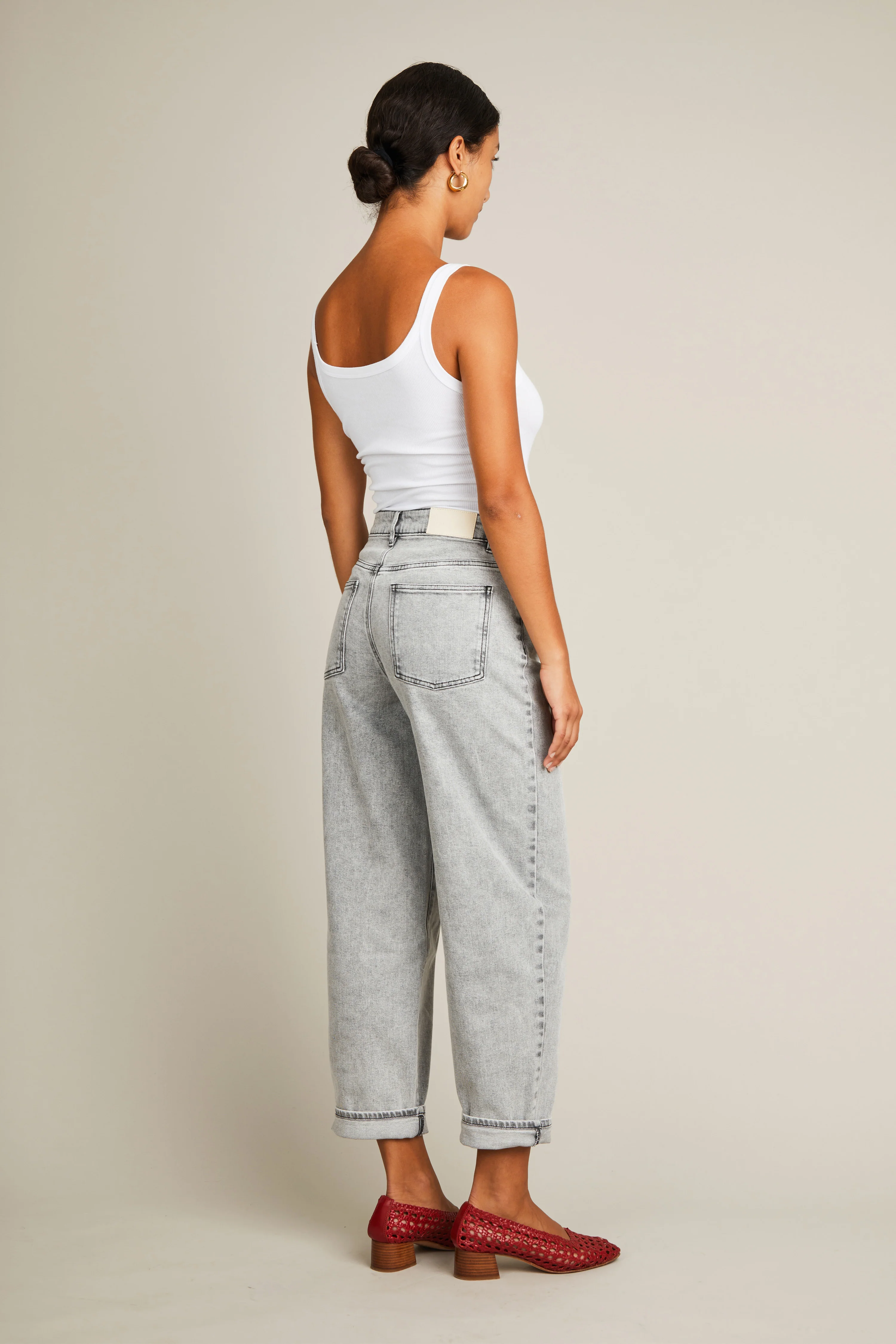 Jean balloon snow black - Image 7