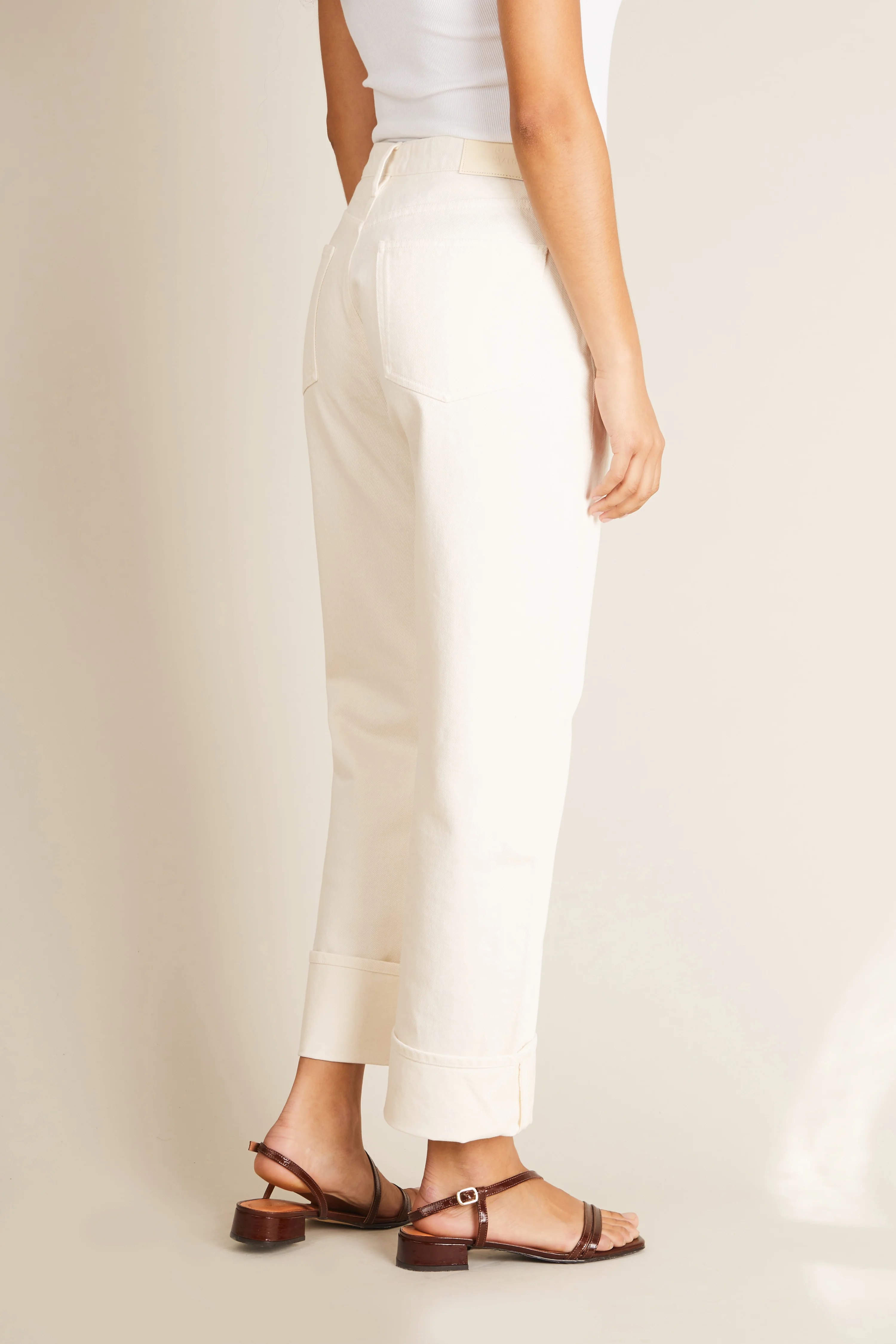 Jean boyfriend écru - Image 5