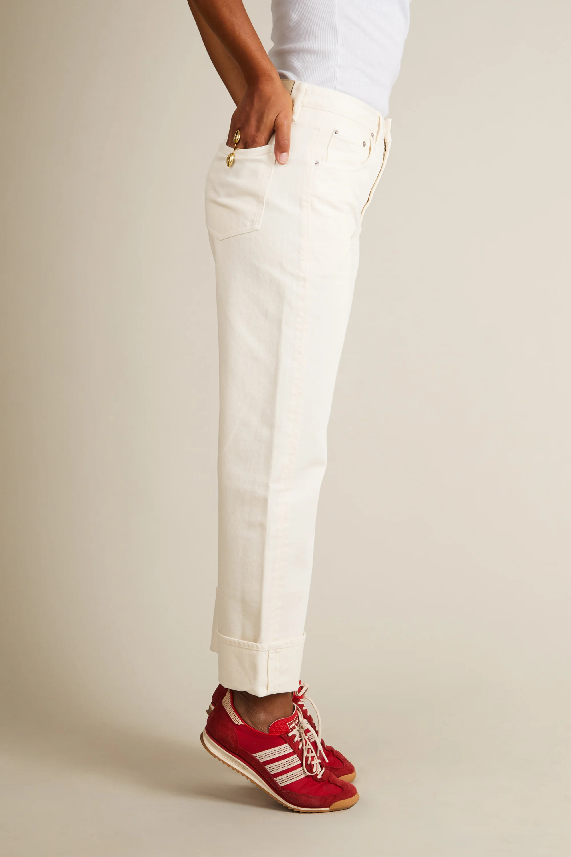Jean boyfriend écru - Image 8