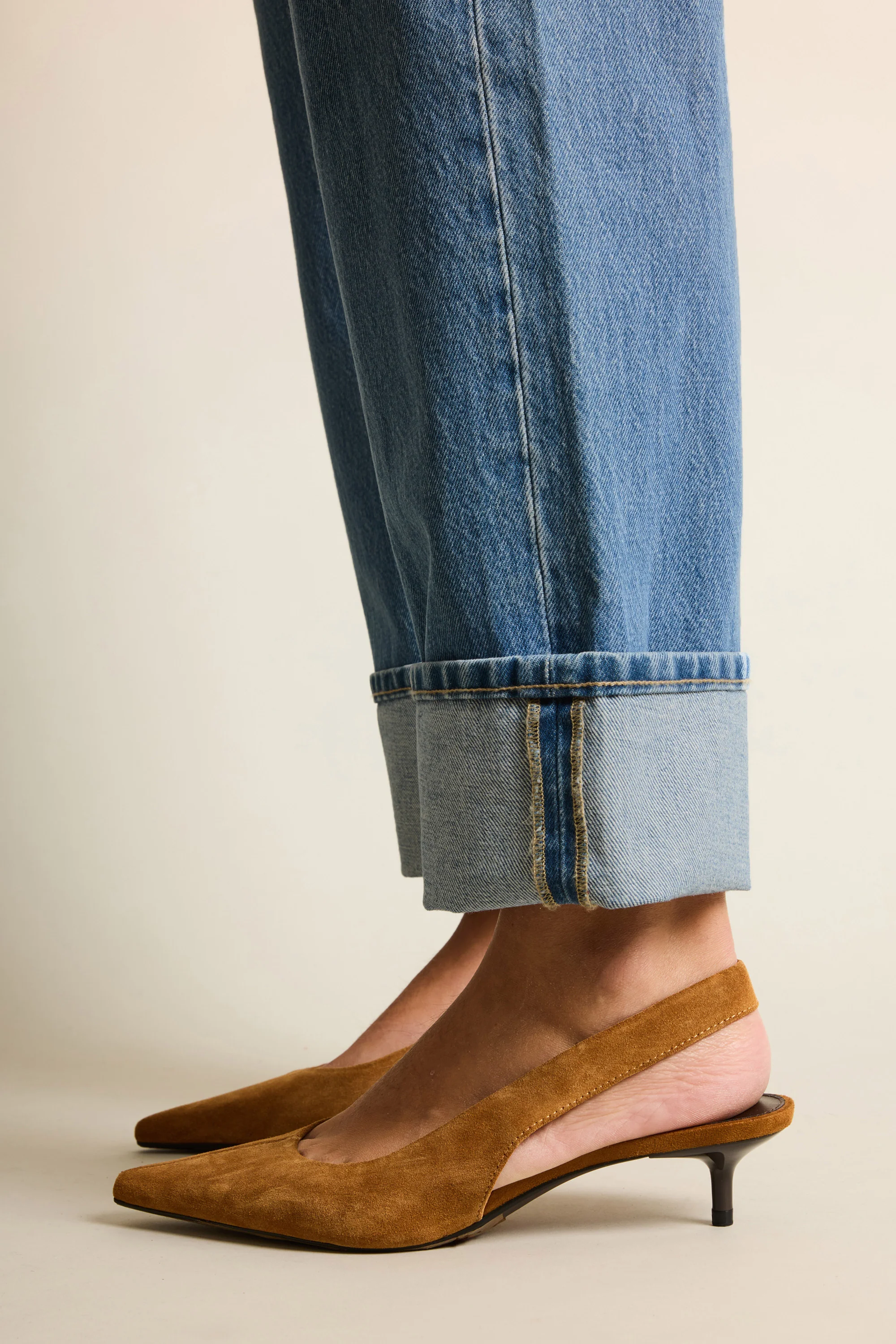 Jean boyfriend middle blue - Image 6