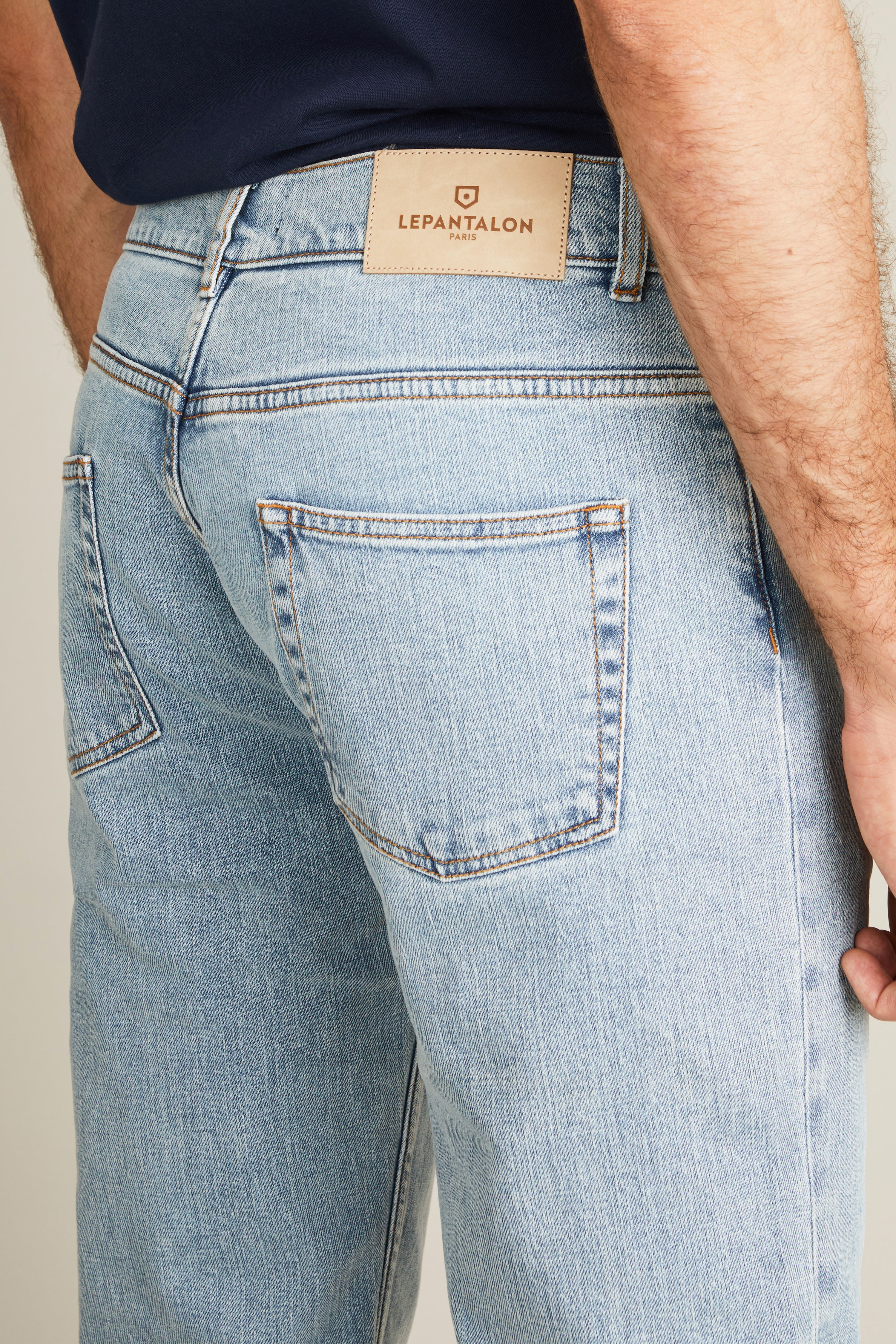 Jean classique bleu bleached - Image 6