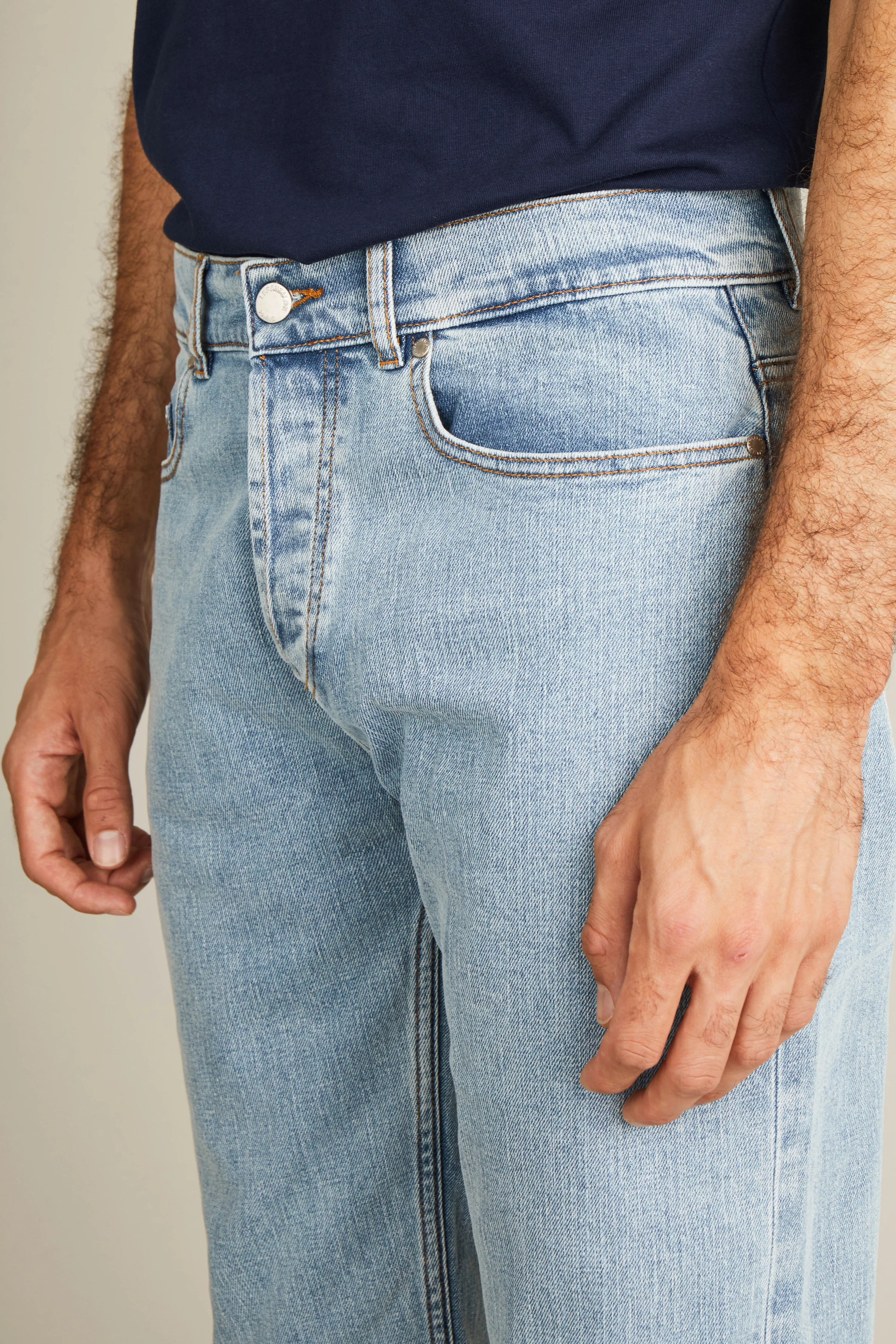 Jean classique bleu bleached - Image 7