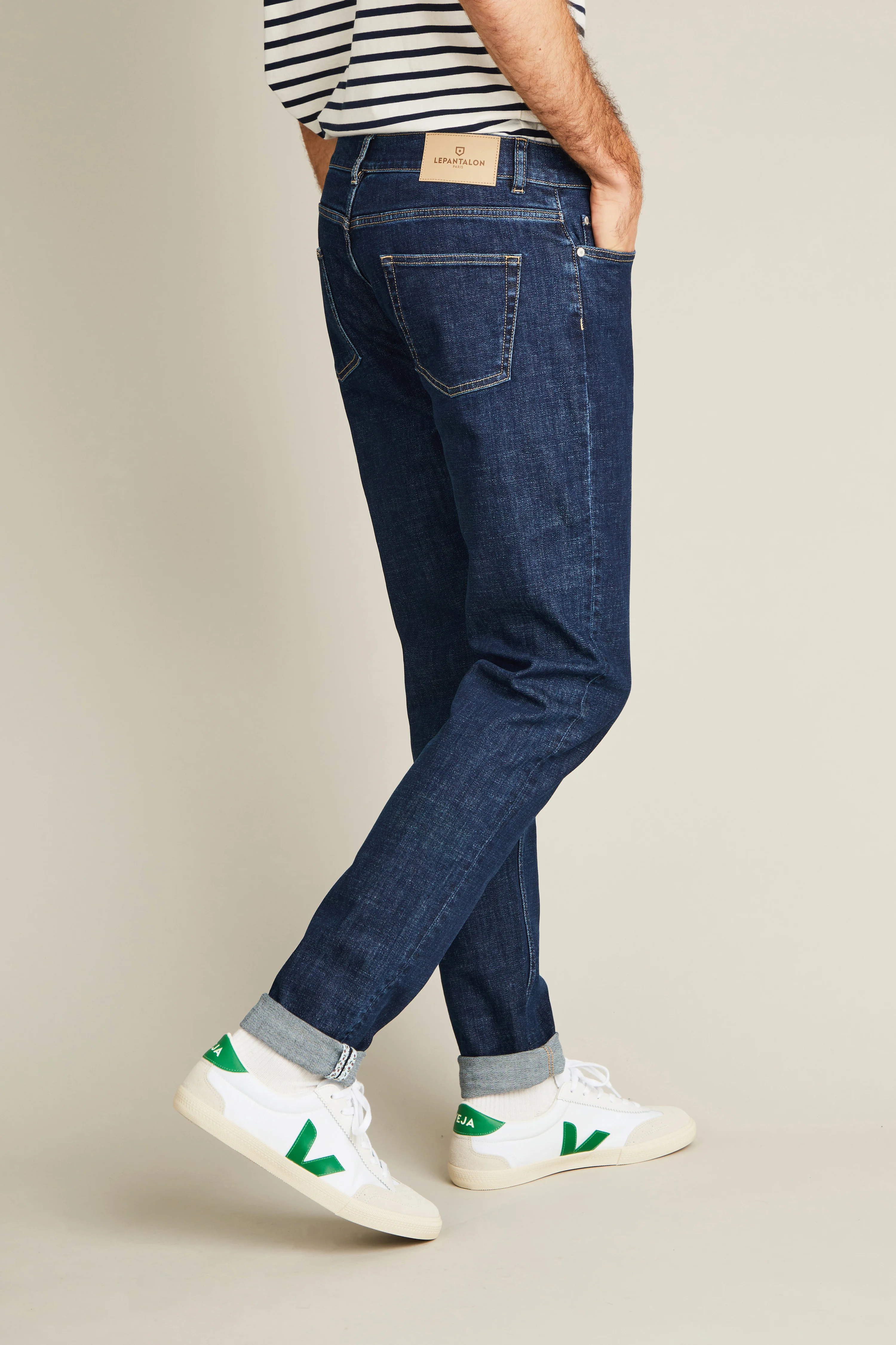 Jean classique bleu stone - Image 4