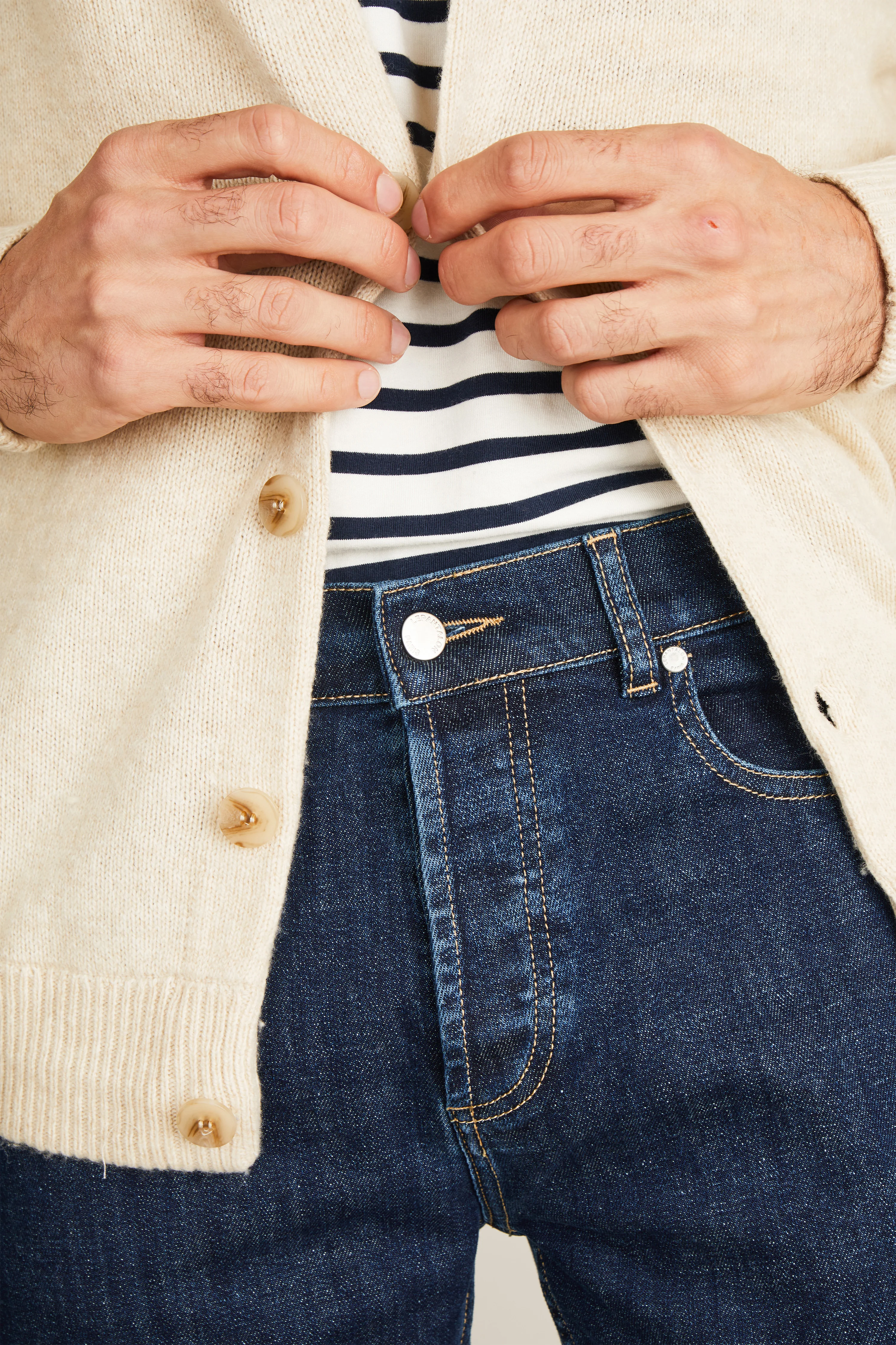 Jean classique bleu stone - Image 7