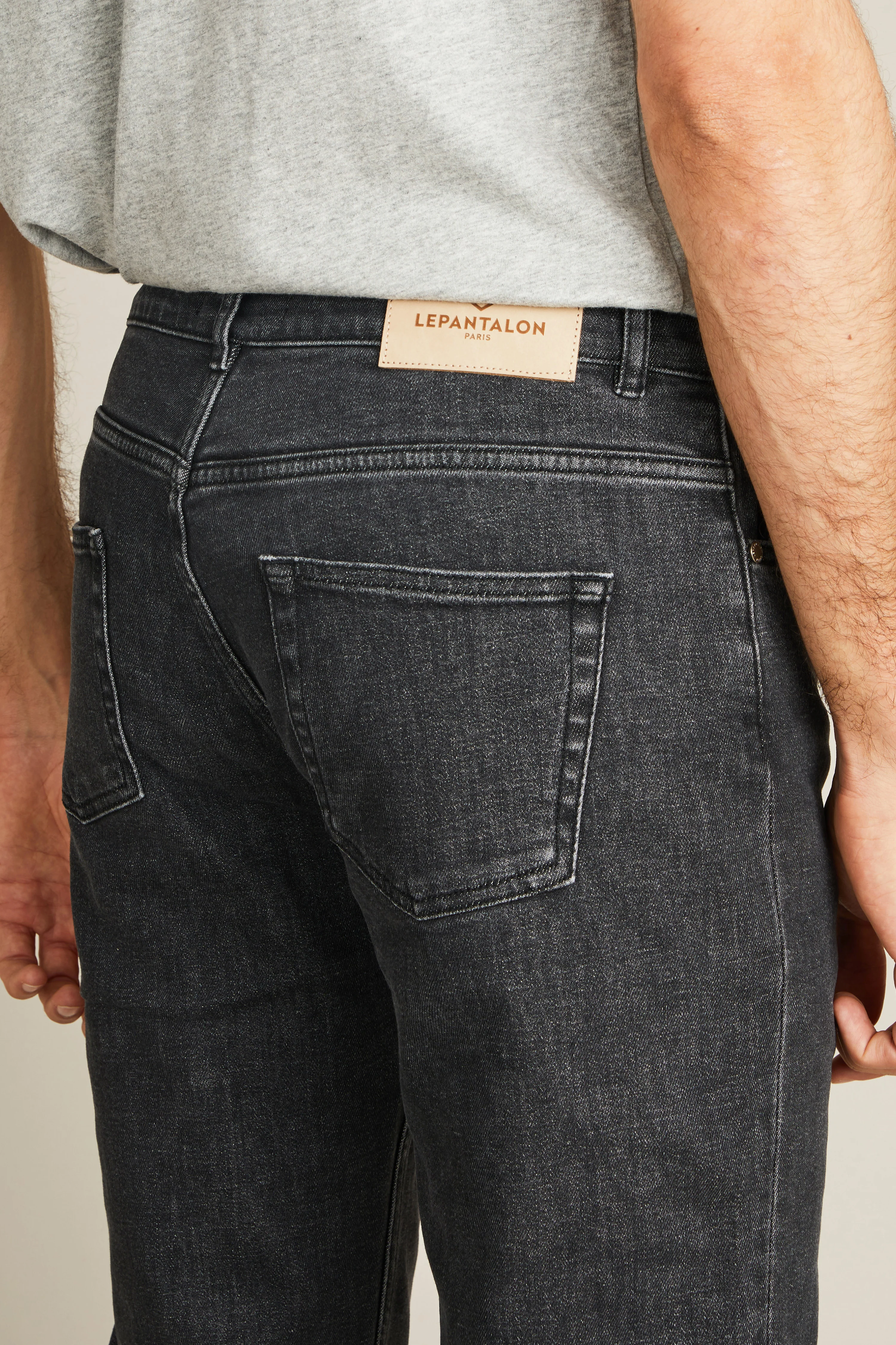 Jean classique noir stone - Image 3