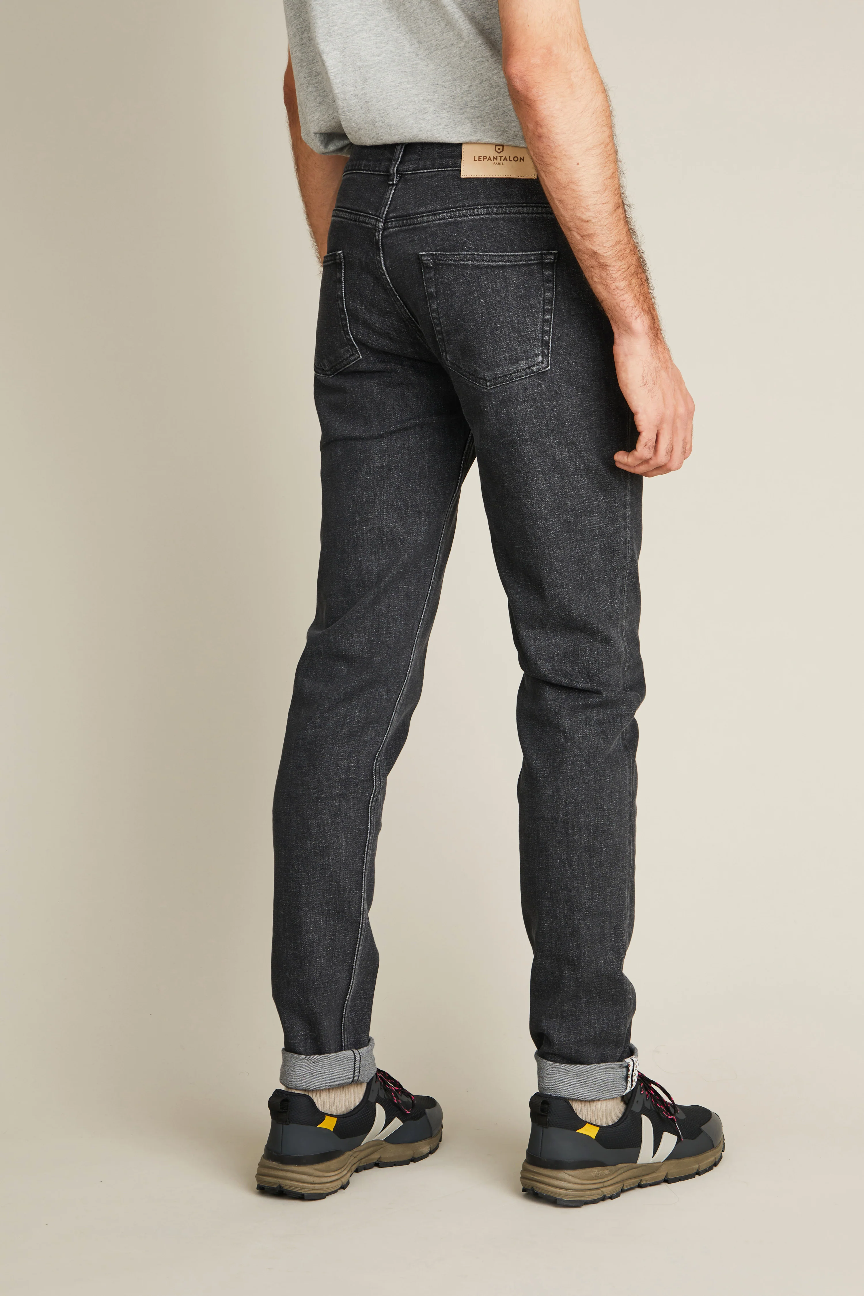 Jean classique noir stone - Image 5