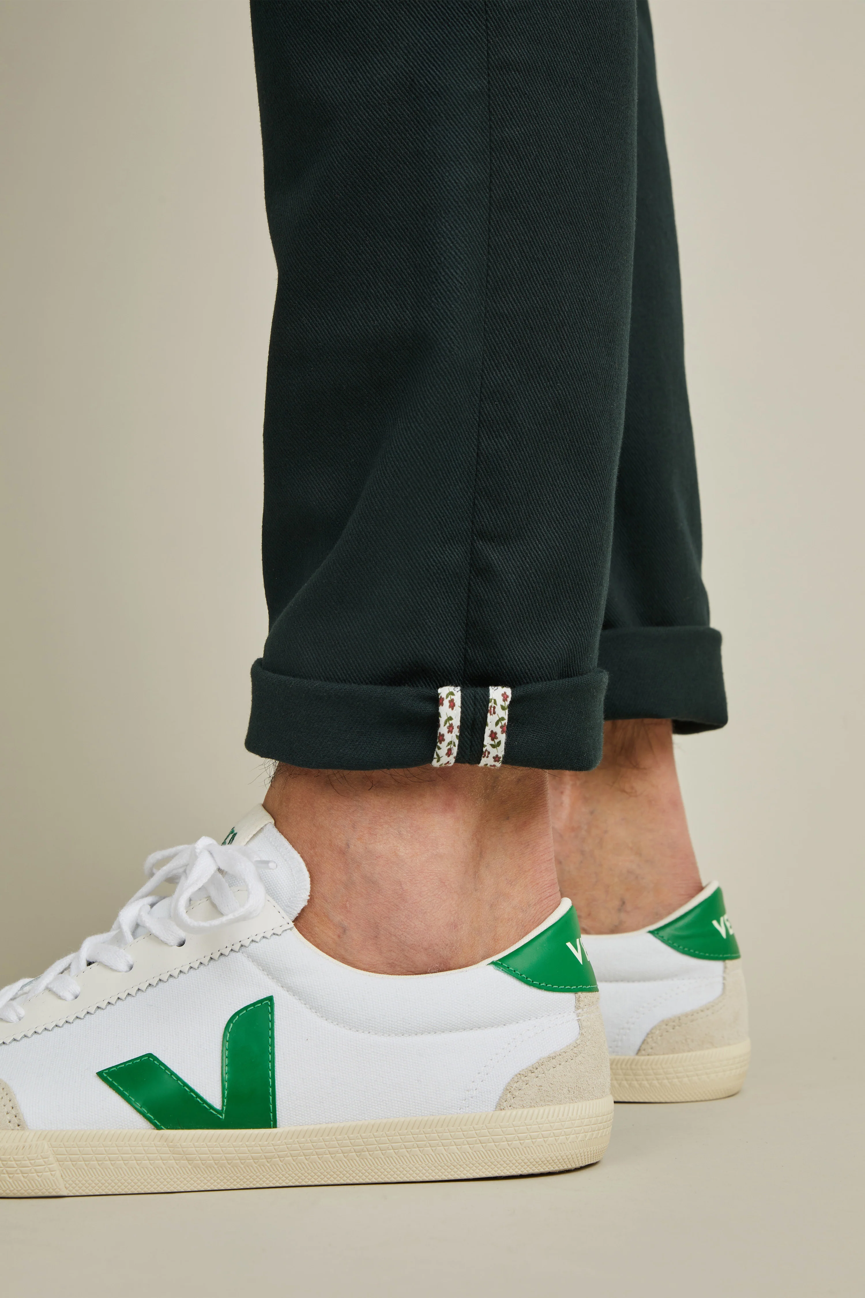 Jean coloré vert anglais - Image 6