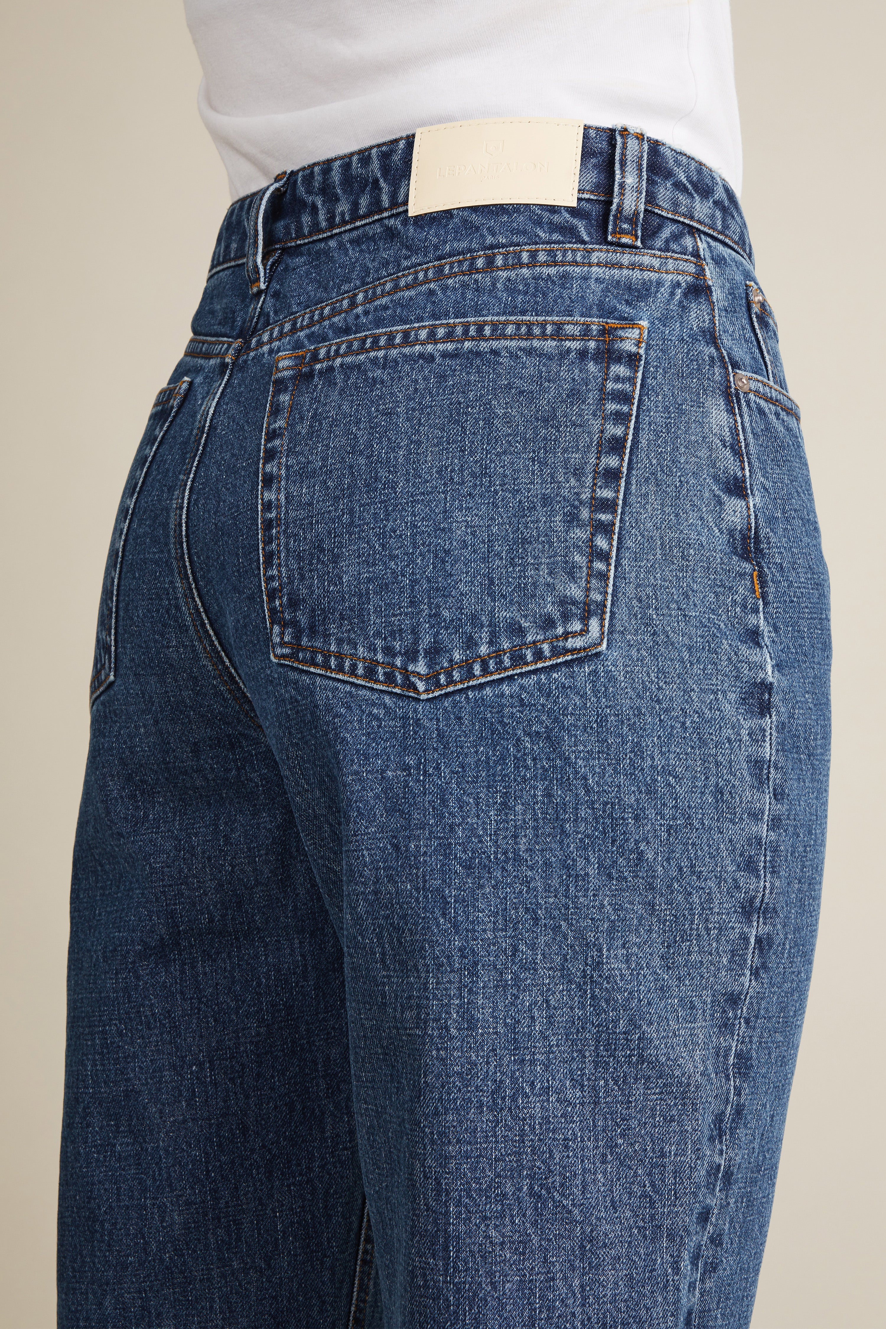 Jean droit bleu v2 - Image 3