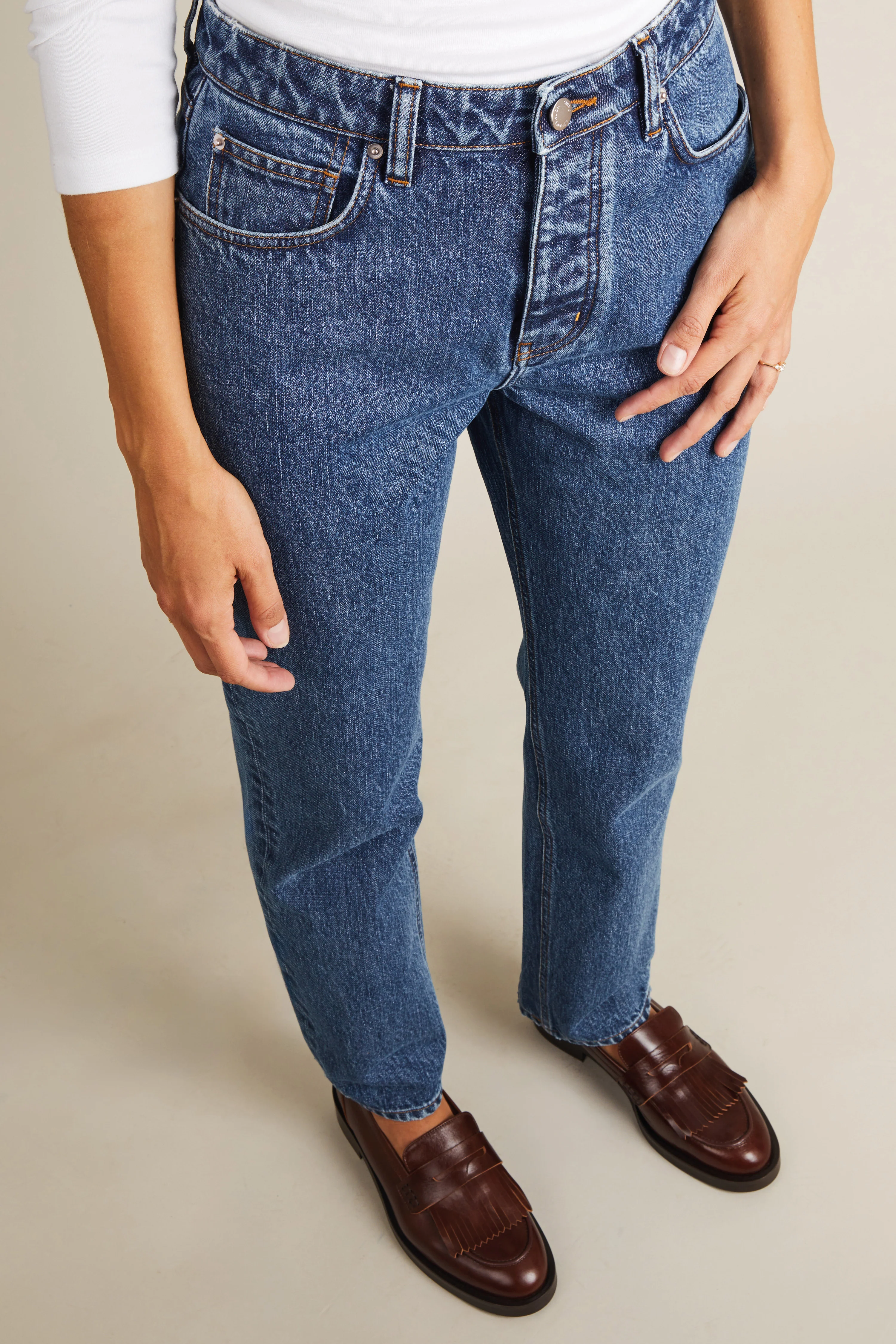 Jean droit bleu v2 - Image 7