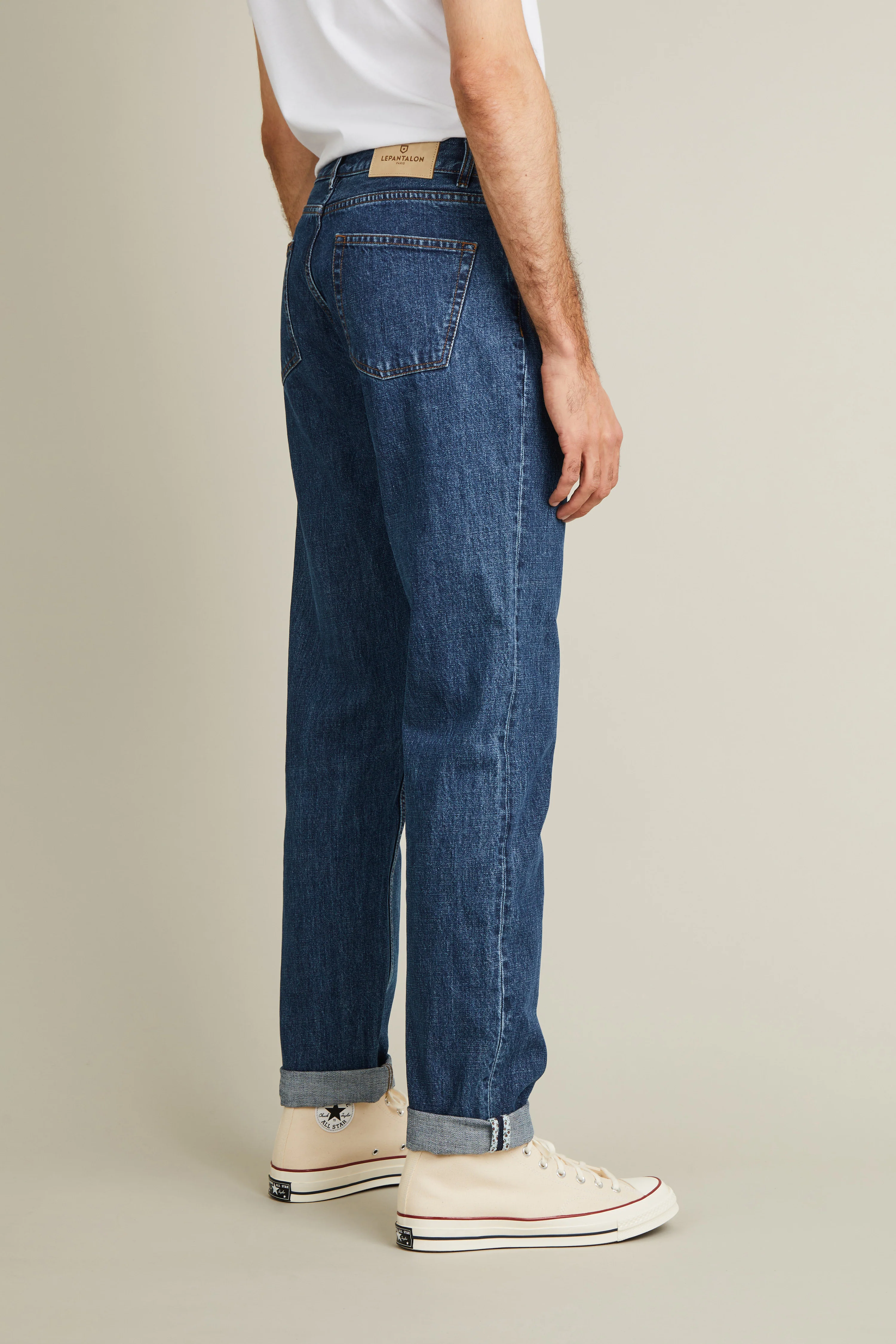 Jean droit bleu stone - Image 5