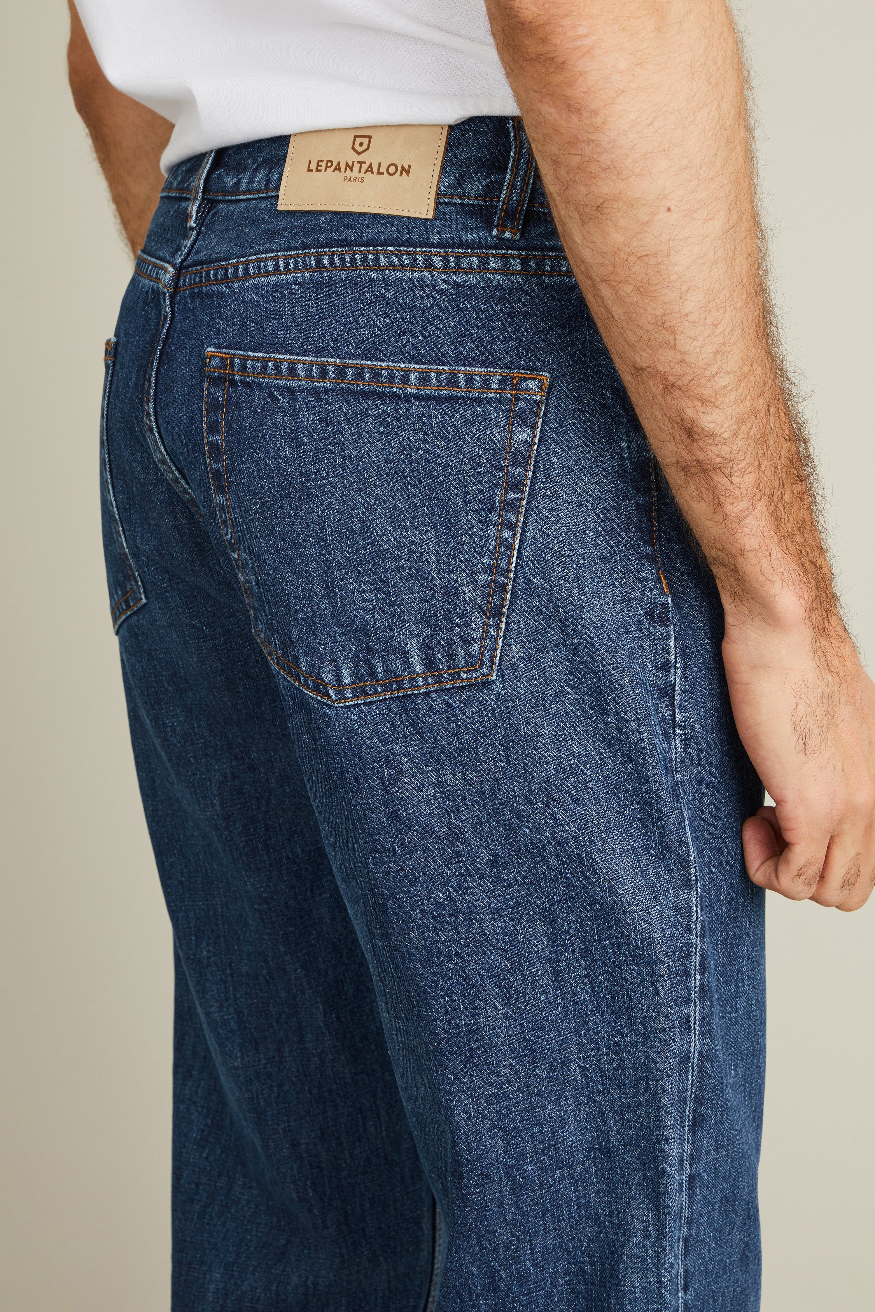 Jean droit bleu stone - Image 7