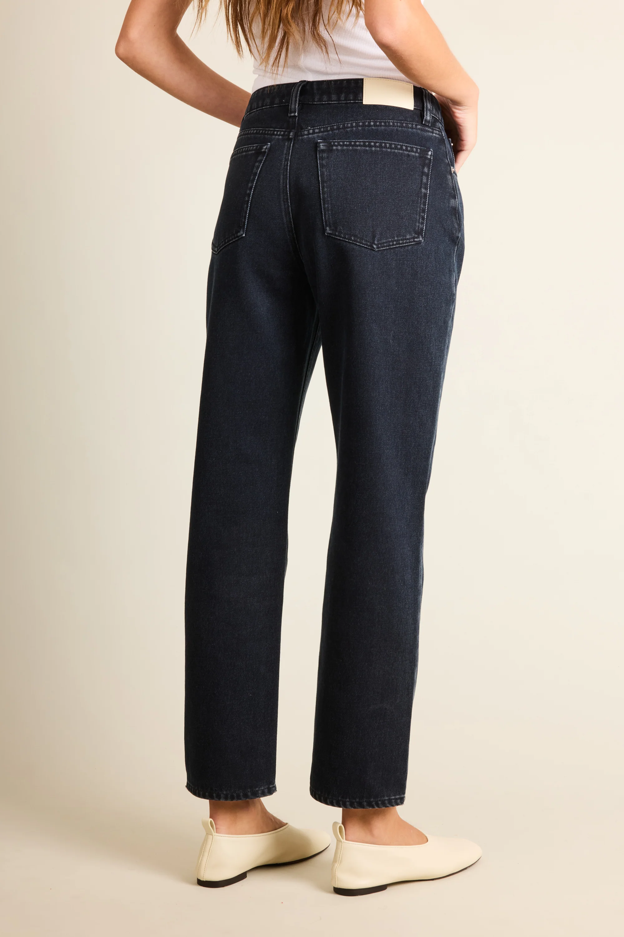 Jean droit noir v2 - Image 5