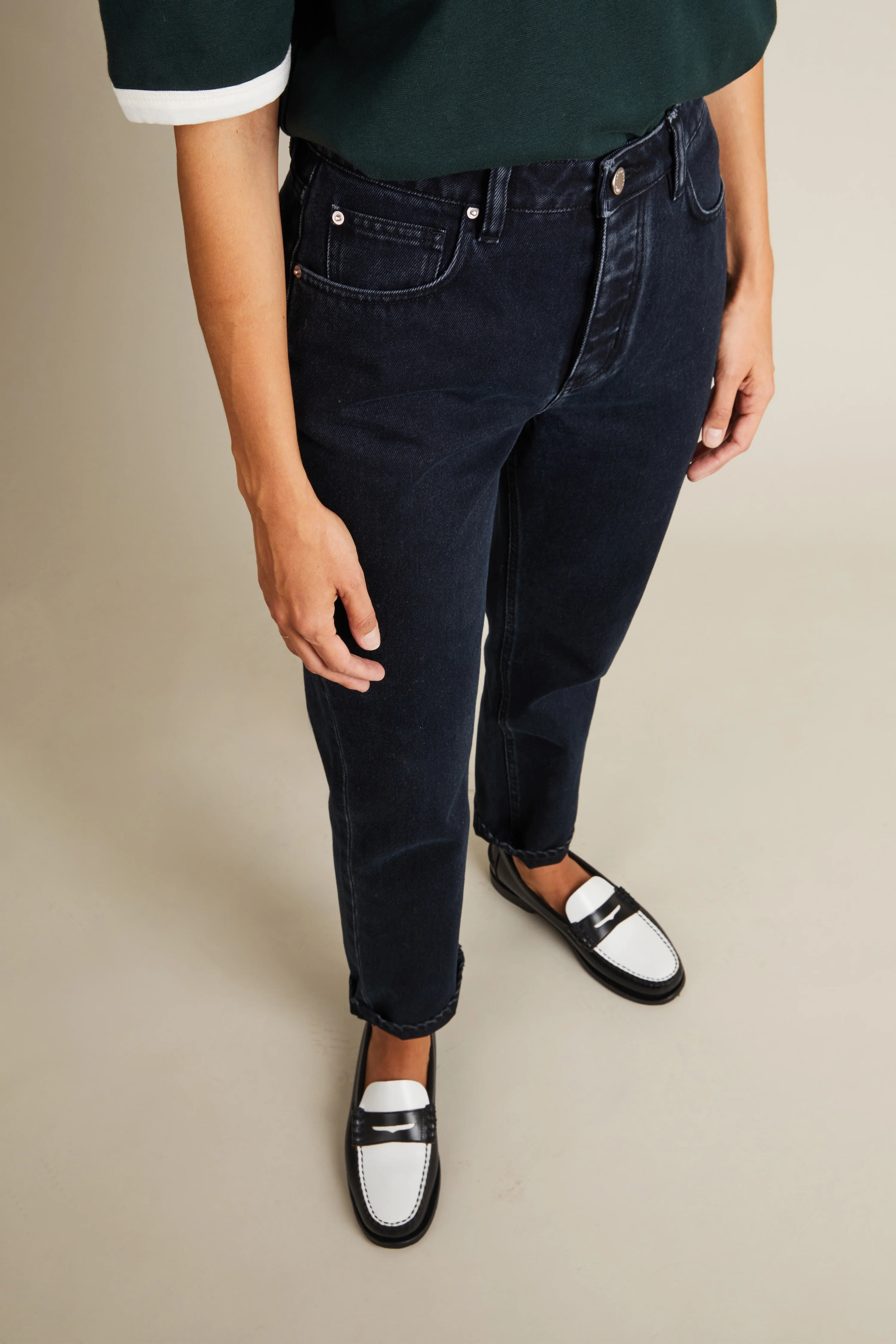 Jean droit noir v2 - Image 6