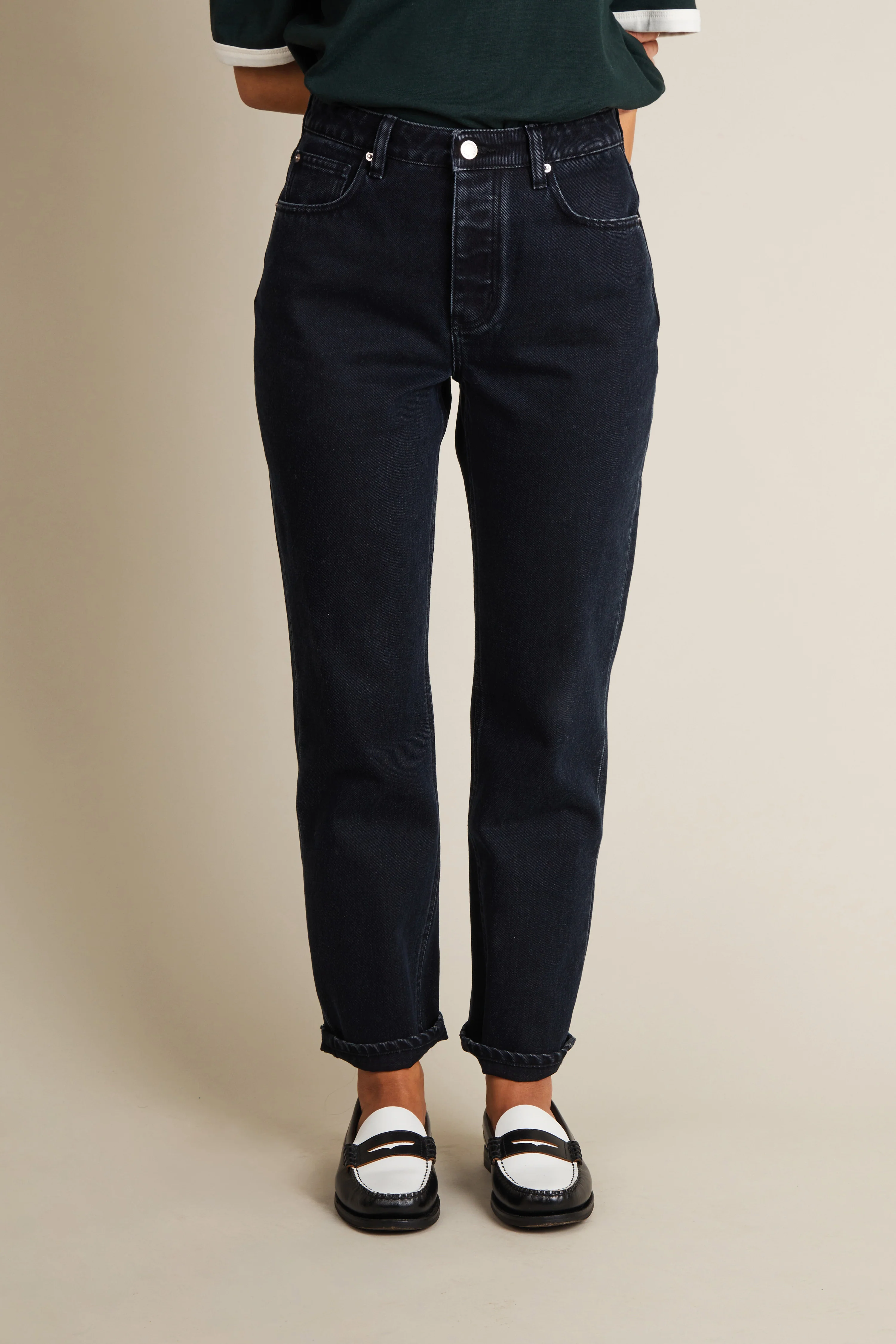 Jean droit noir v2 - Image 9