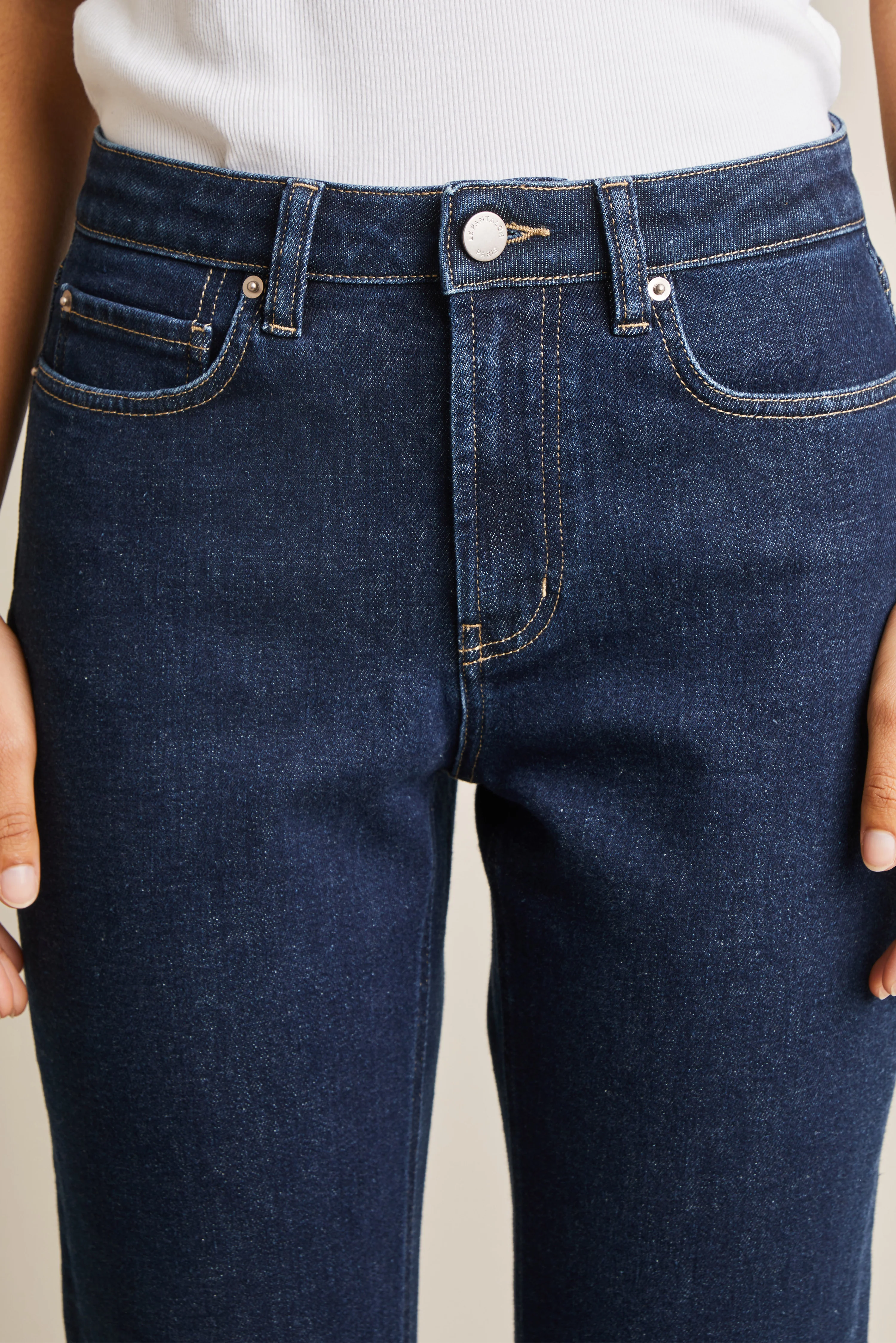 Jean girlfriend bleu - Image 3