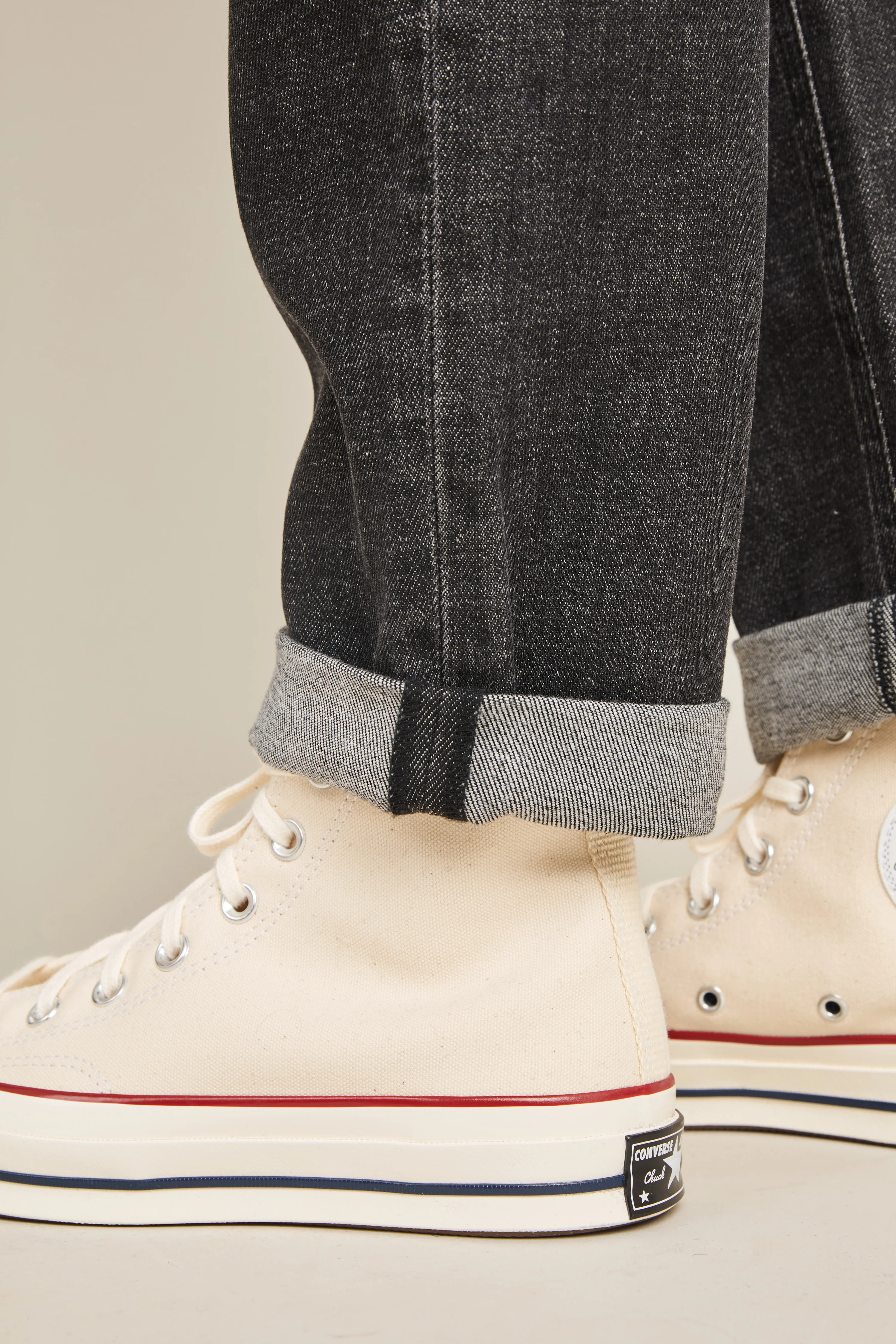 Jean girlfriend gris - Image 7