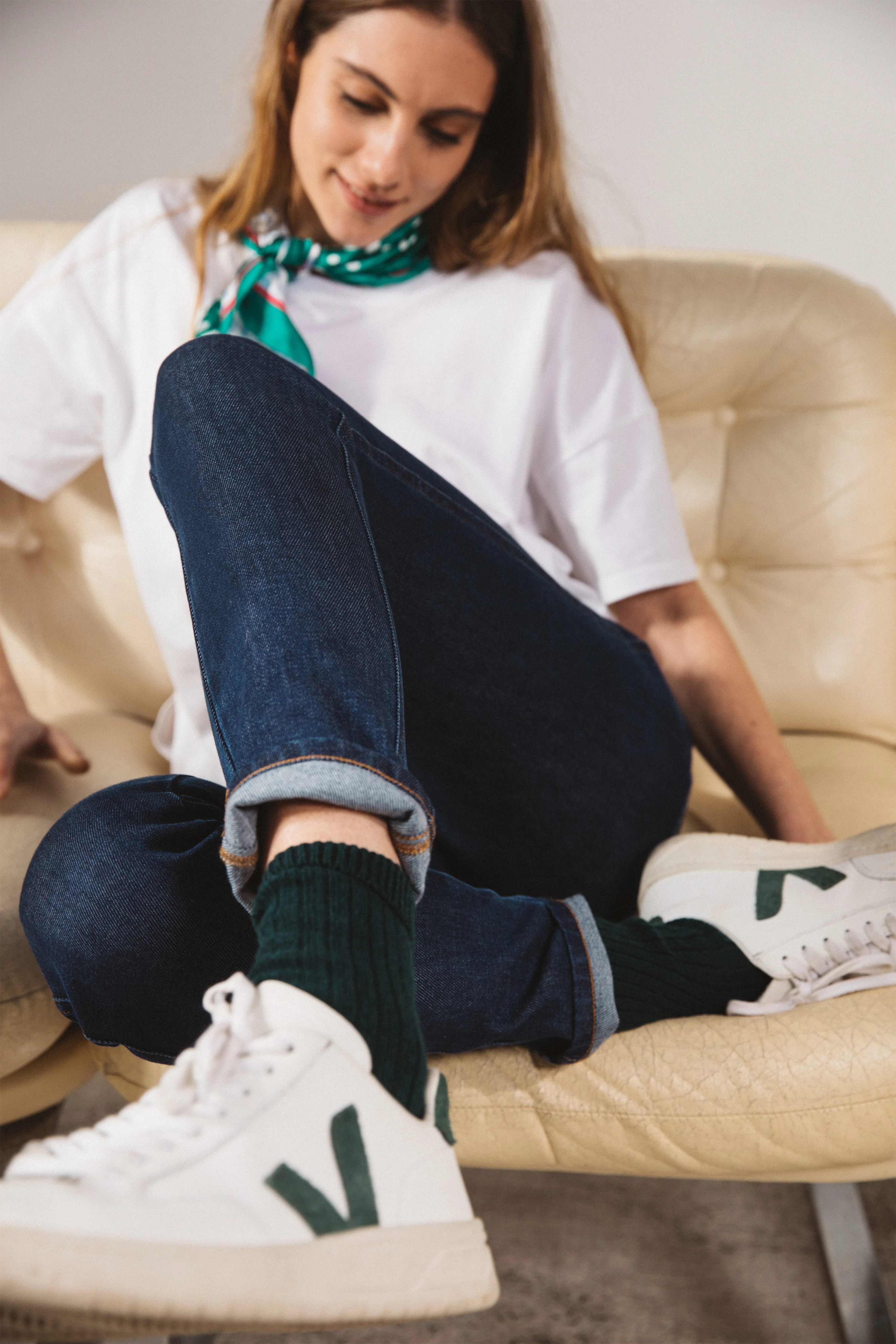 Jean slim vintage bleu - Image 4