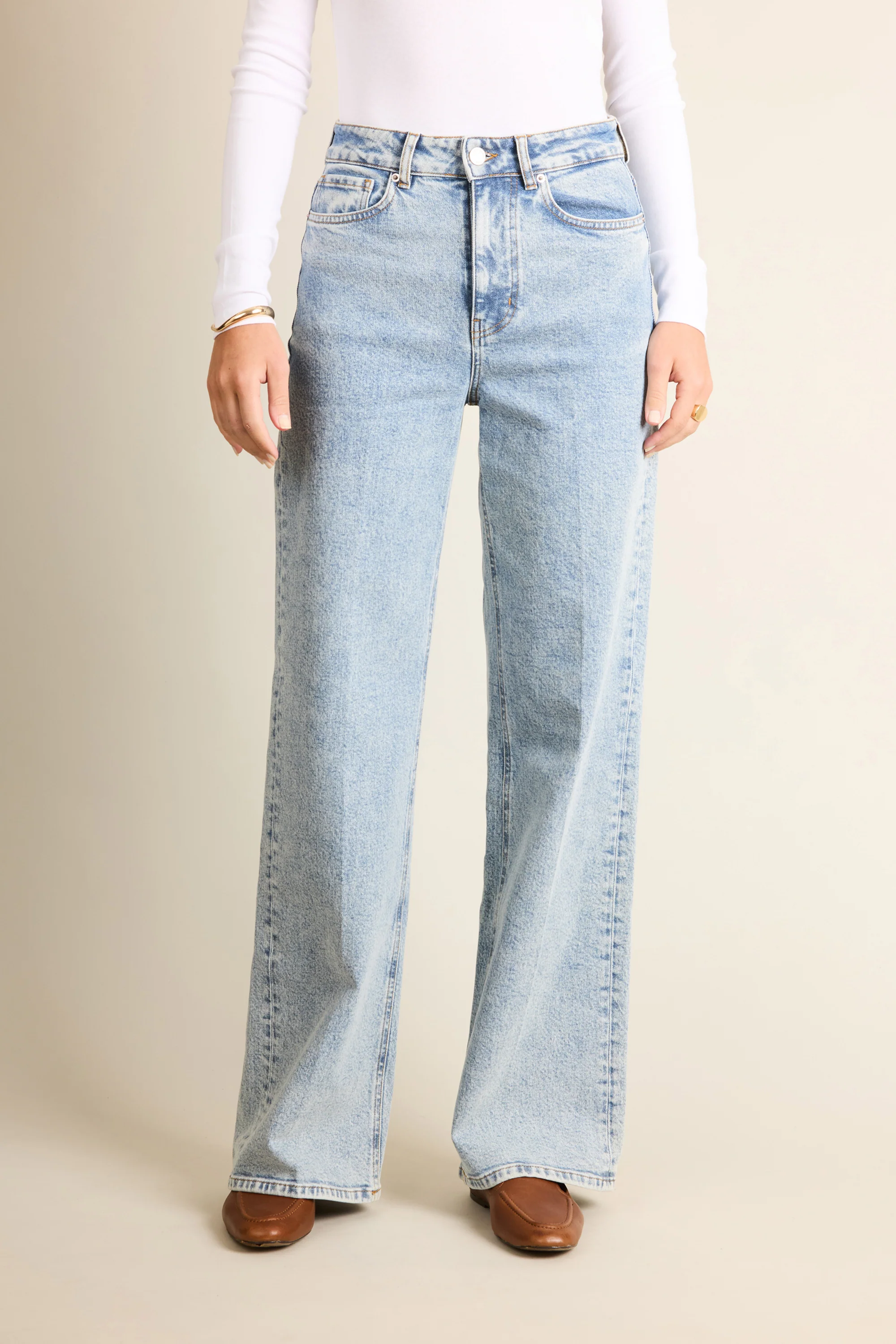 Jean wideleg bleached - Image 5