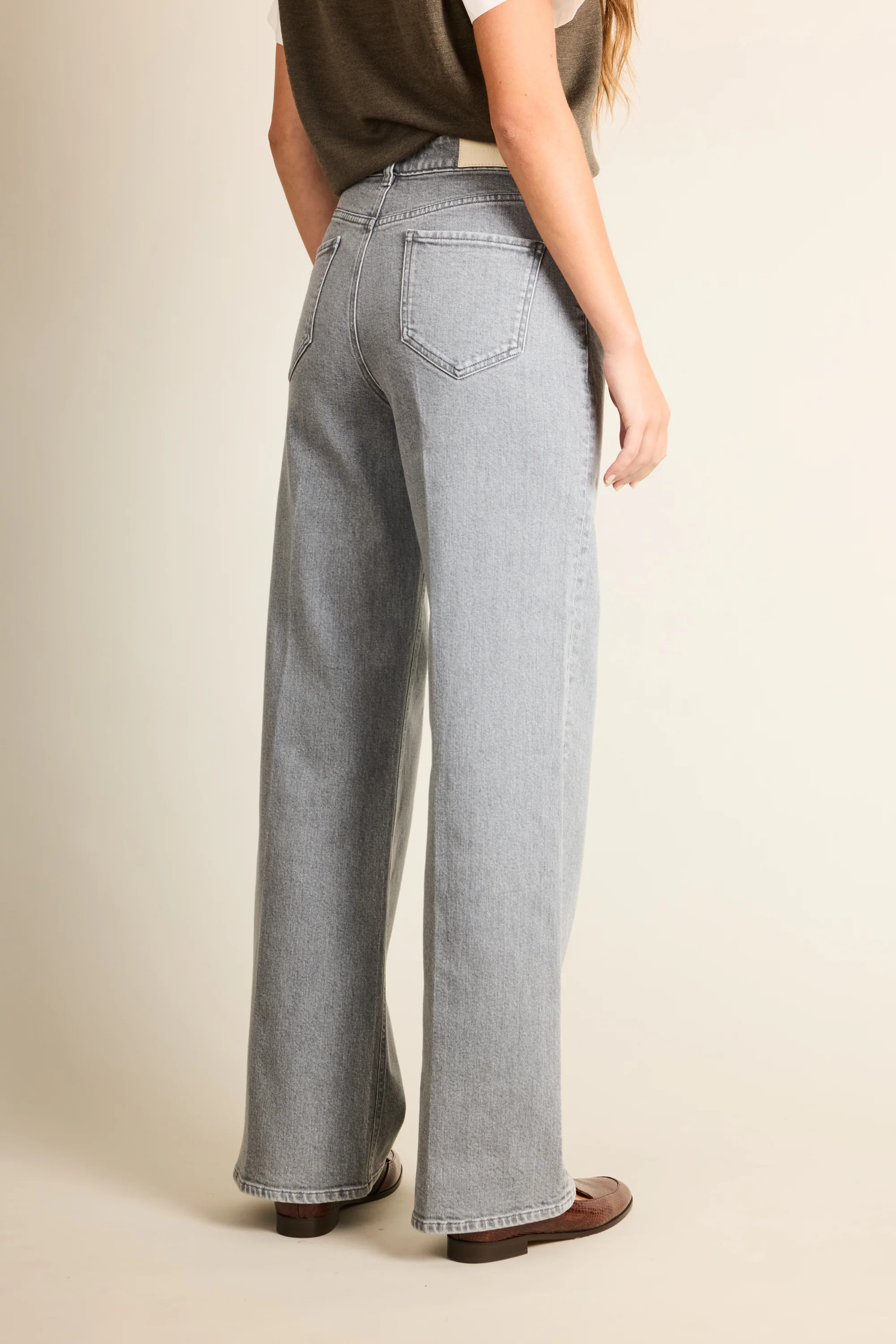 Jean wideleg gris - Image 5