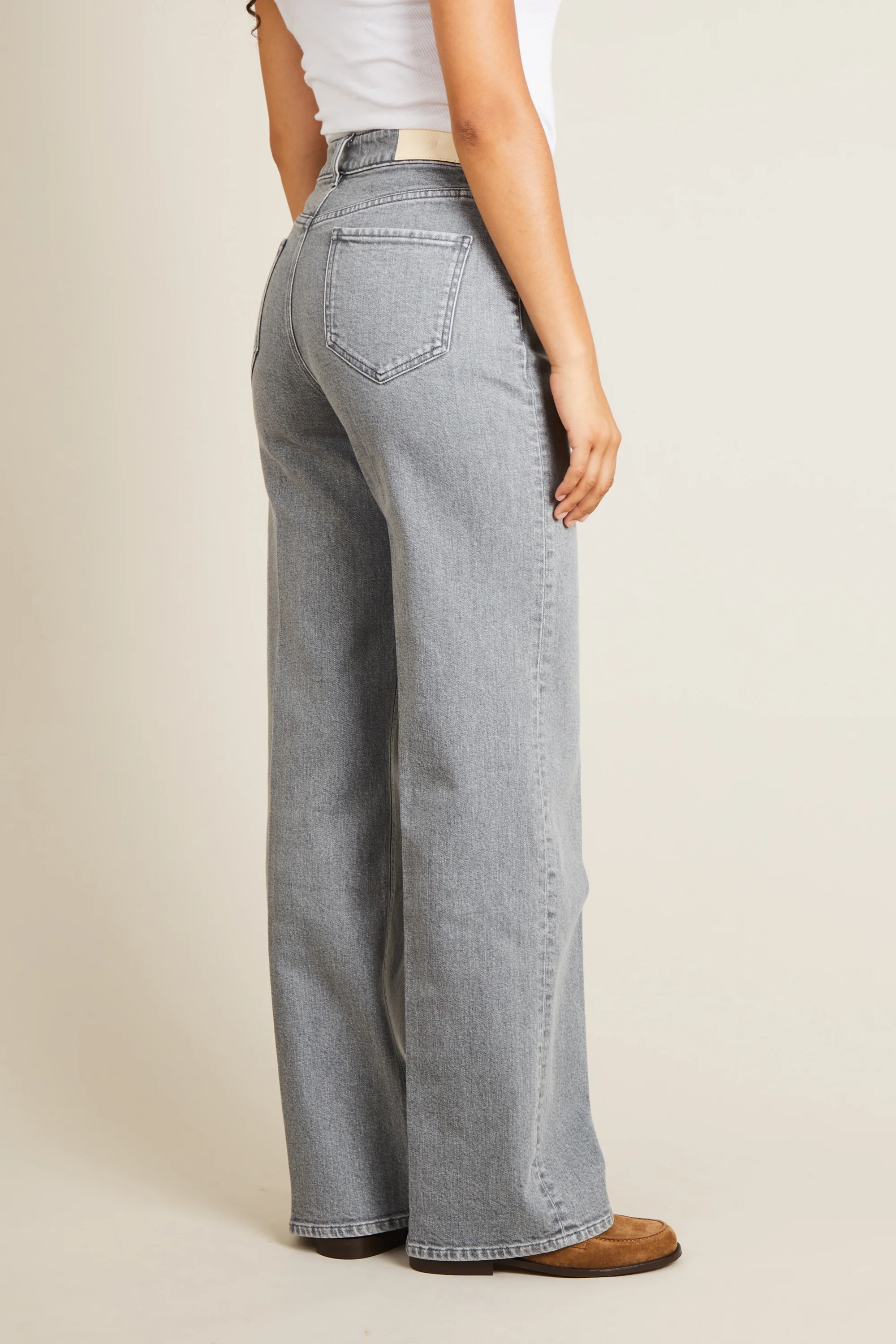 Jean wideleg gris - Image 8