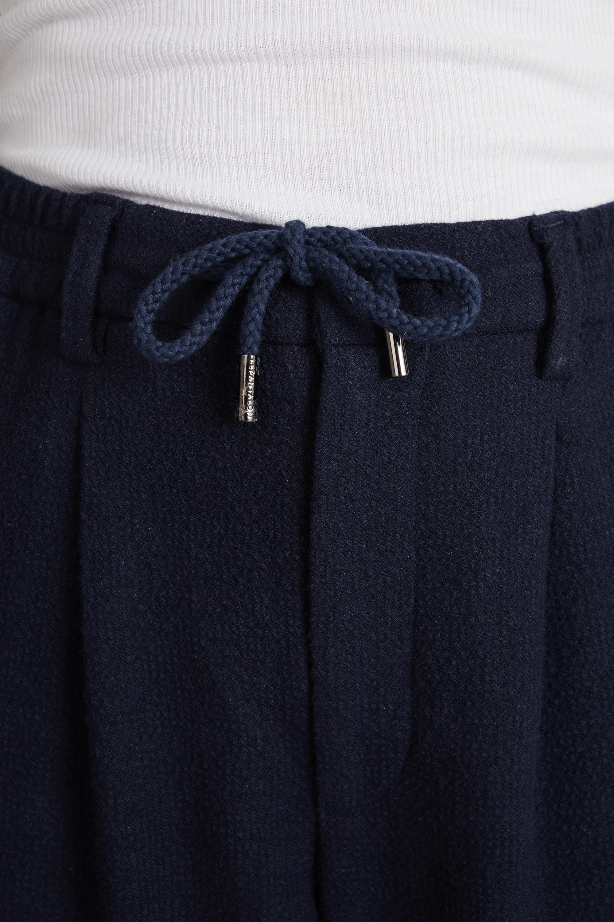 Jogpant seersucker laine bleu marine - Image 3