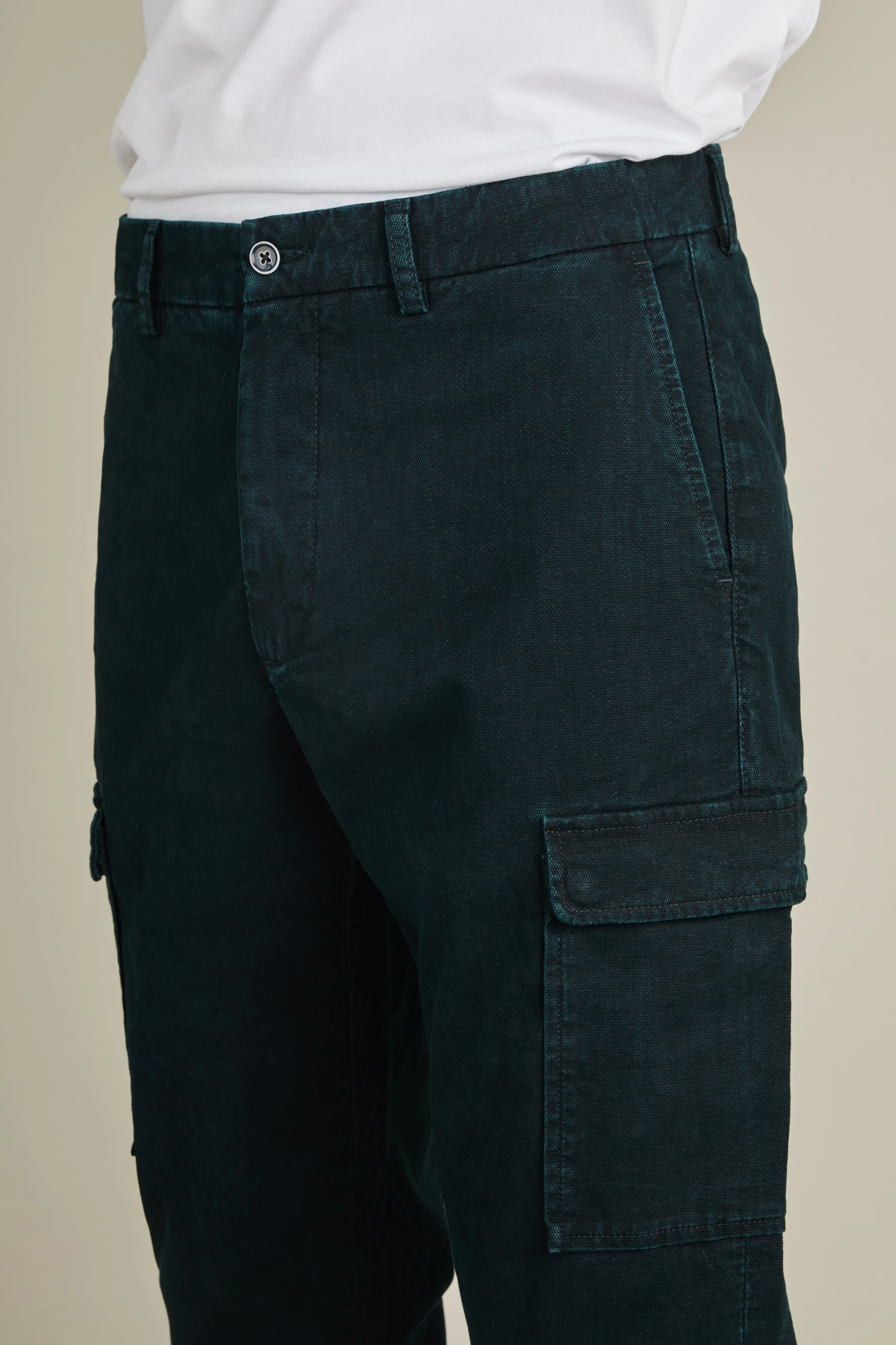 Pantalon cargo vert - Image 3