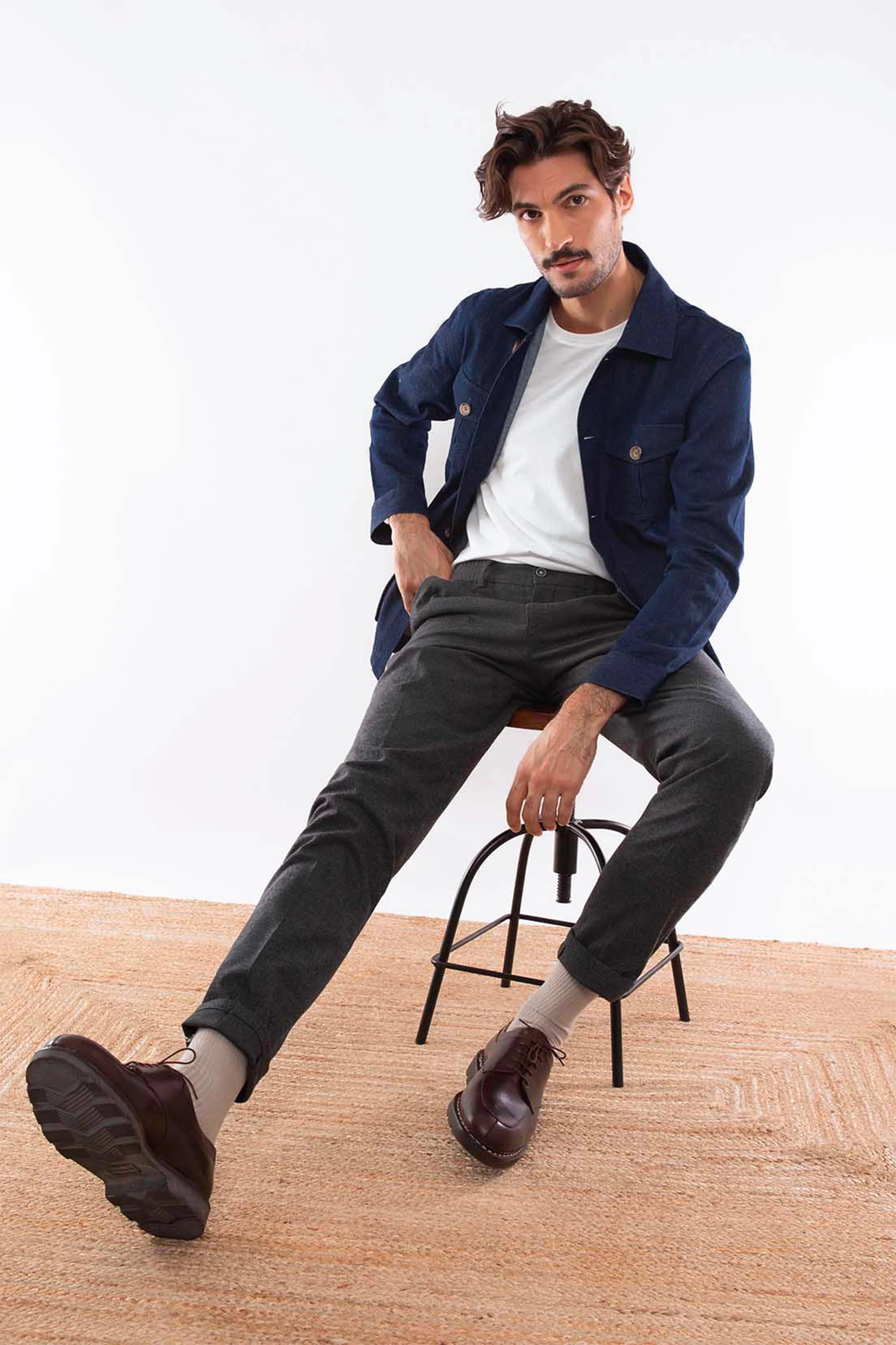 Pantalon Chaud Gris Anthracite - Image 7