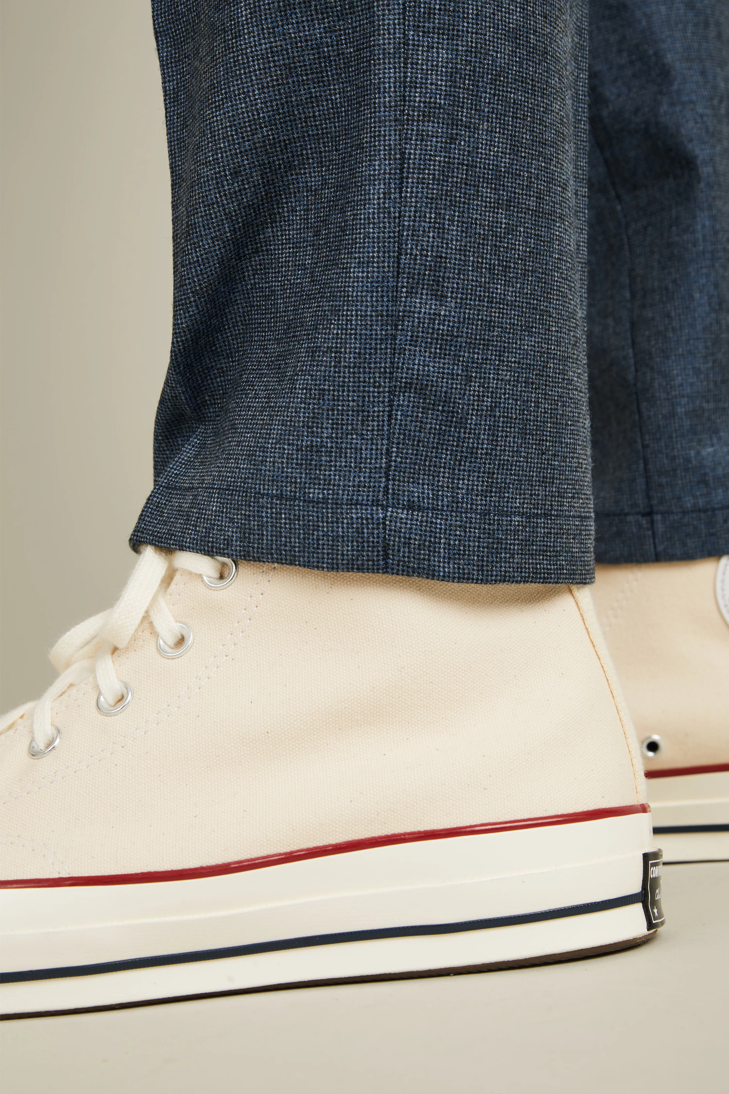 Pantalon flanelle bleu tweed - Image 6