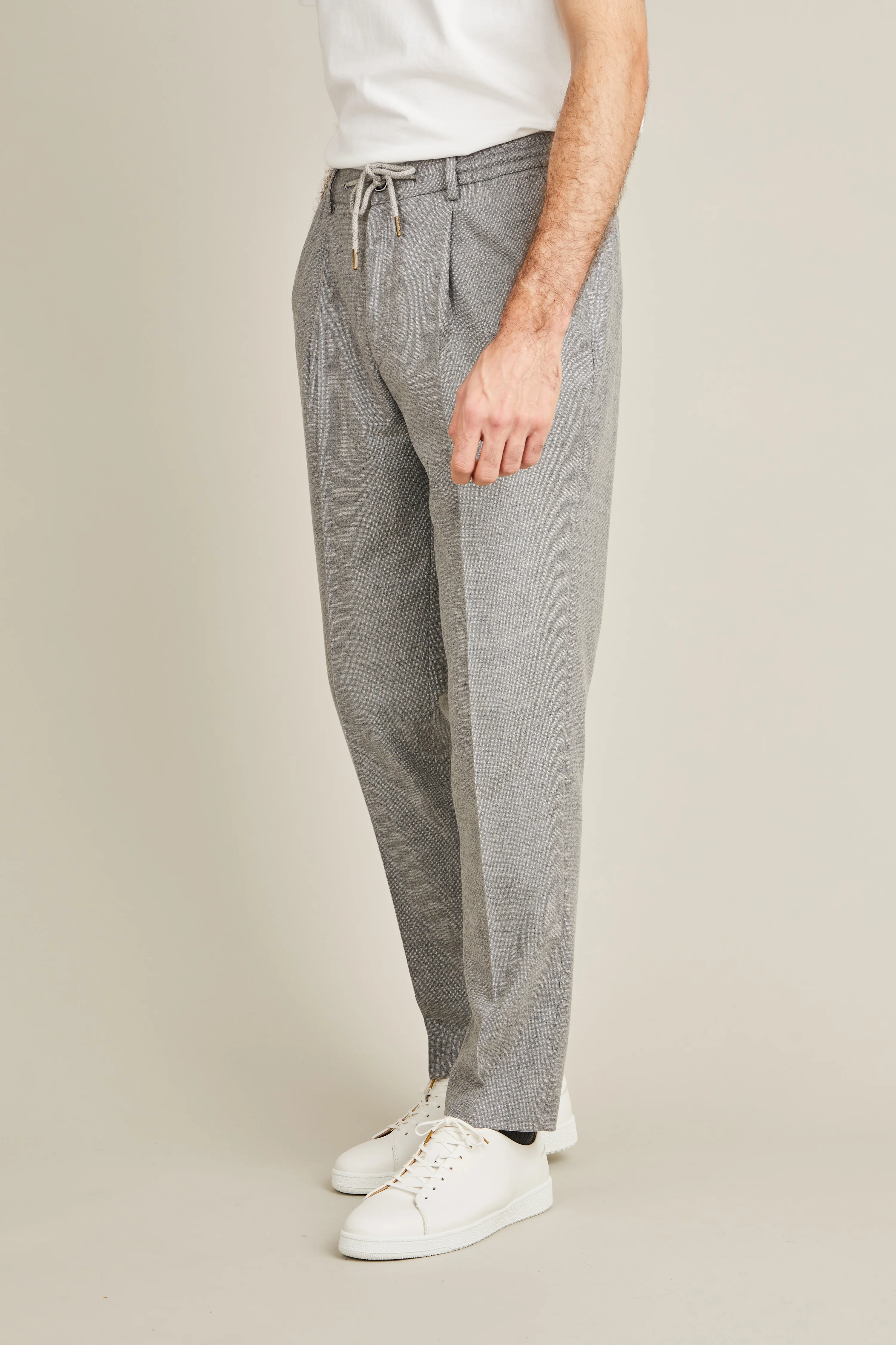 Pantalon jogpant flanelle gris - Image 10