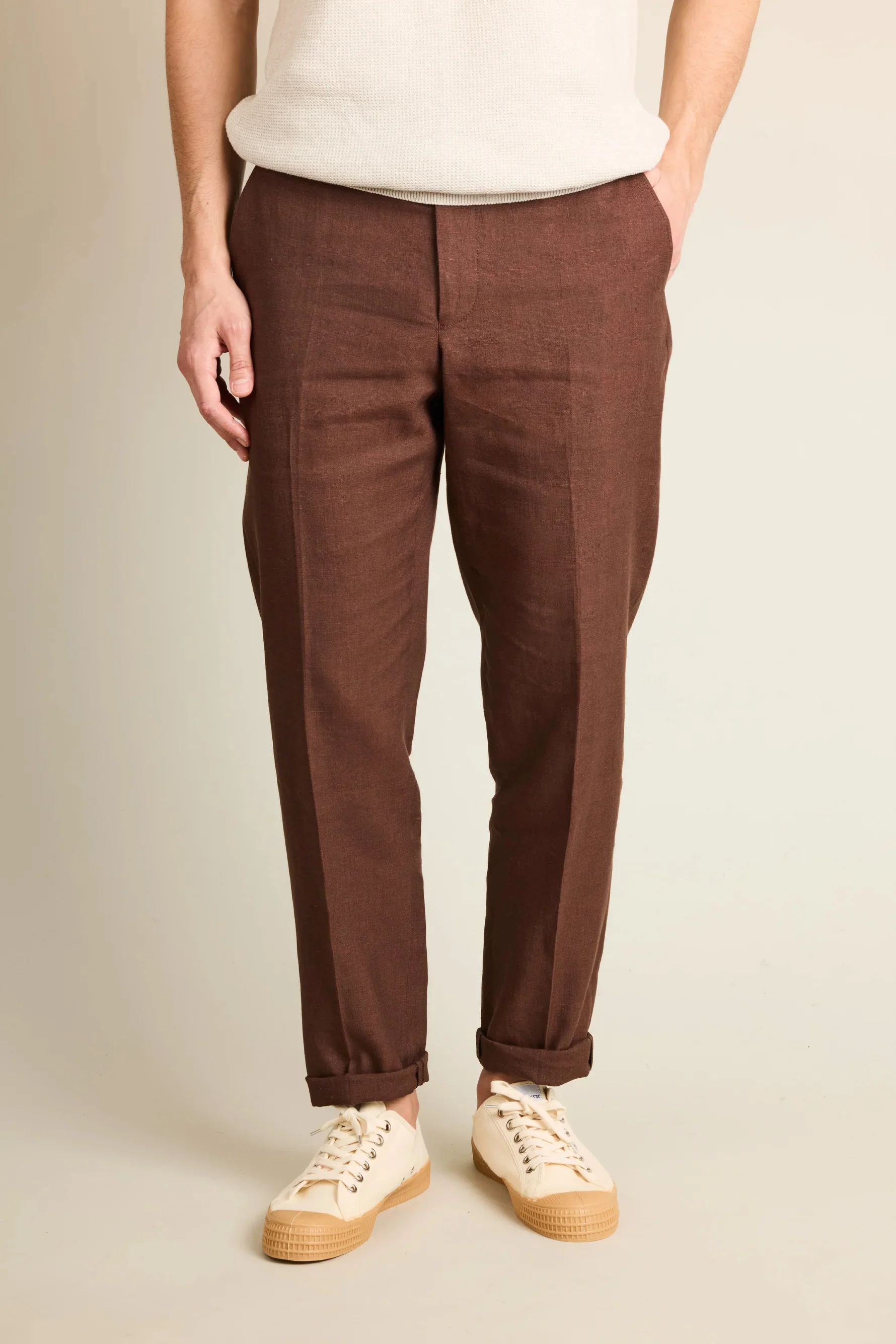 Pantalon lin ébène - Image 4