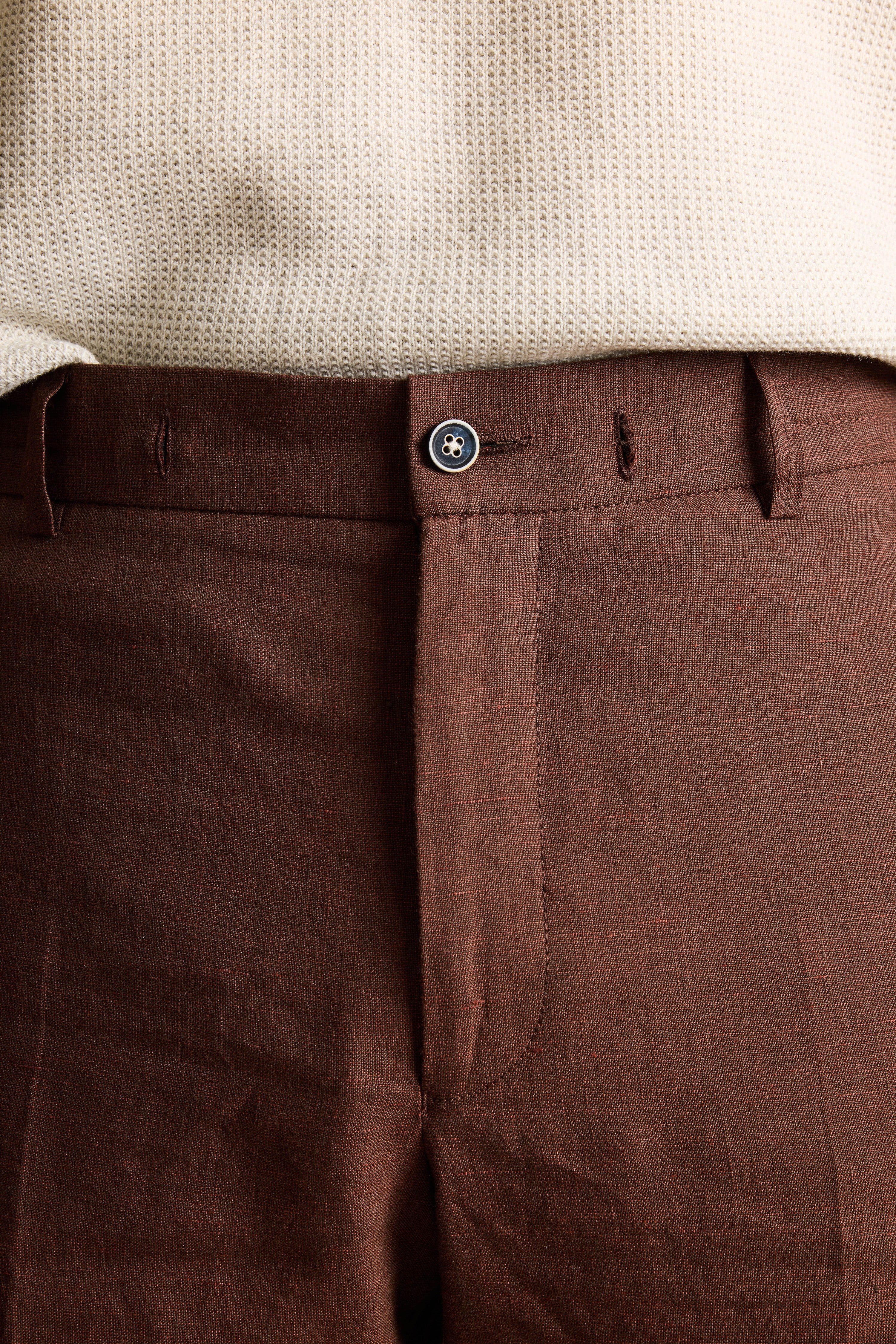 Pantalon lin ébène - Image 5