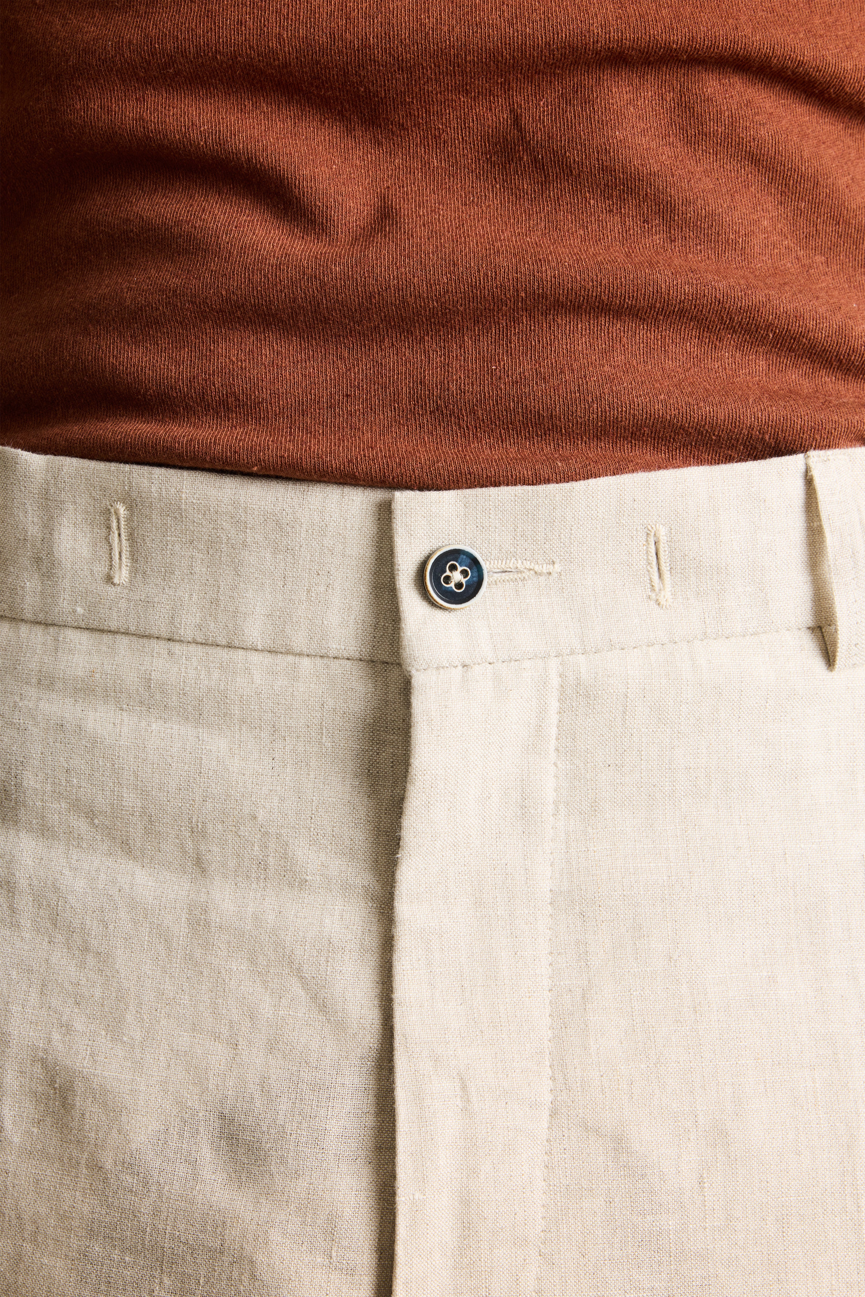 Pantalon lin écru - Image 5