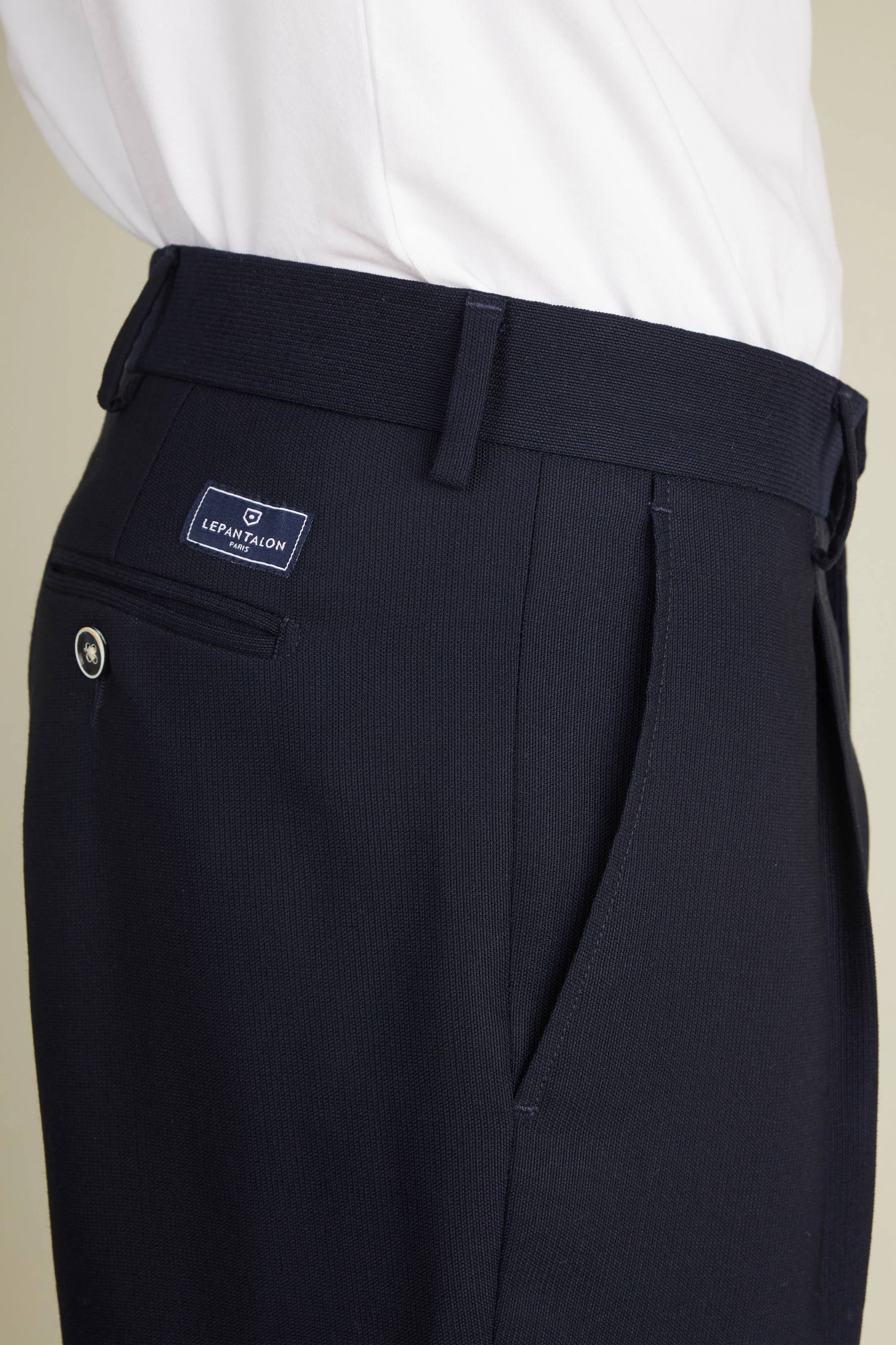 Pantalon travel bleu marine - Image 6