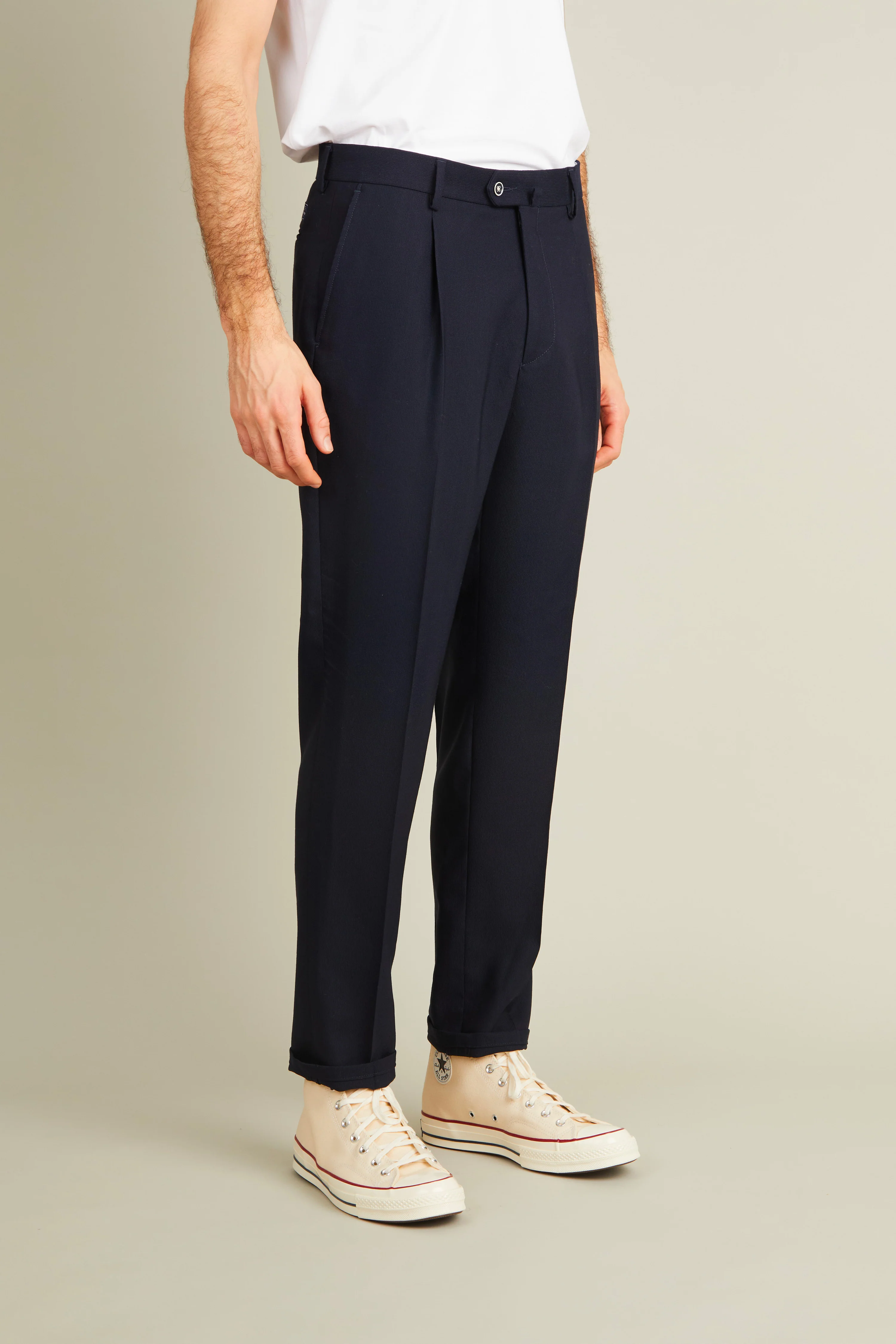Pantalon travel bleu marine - Image 9