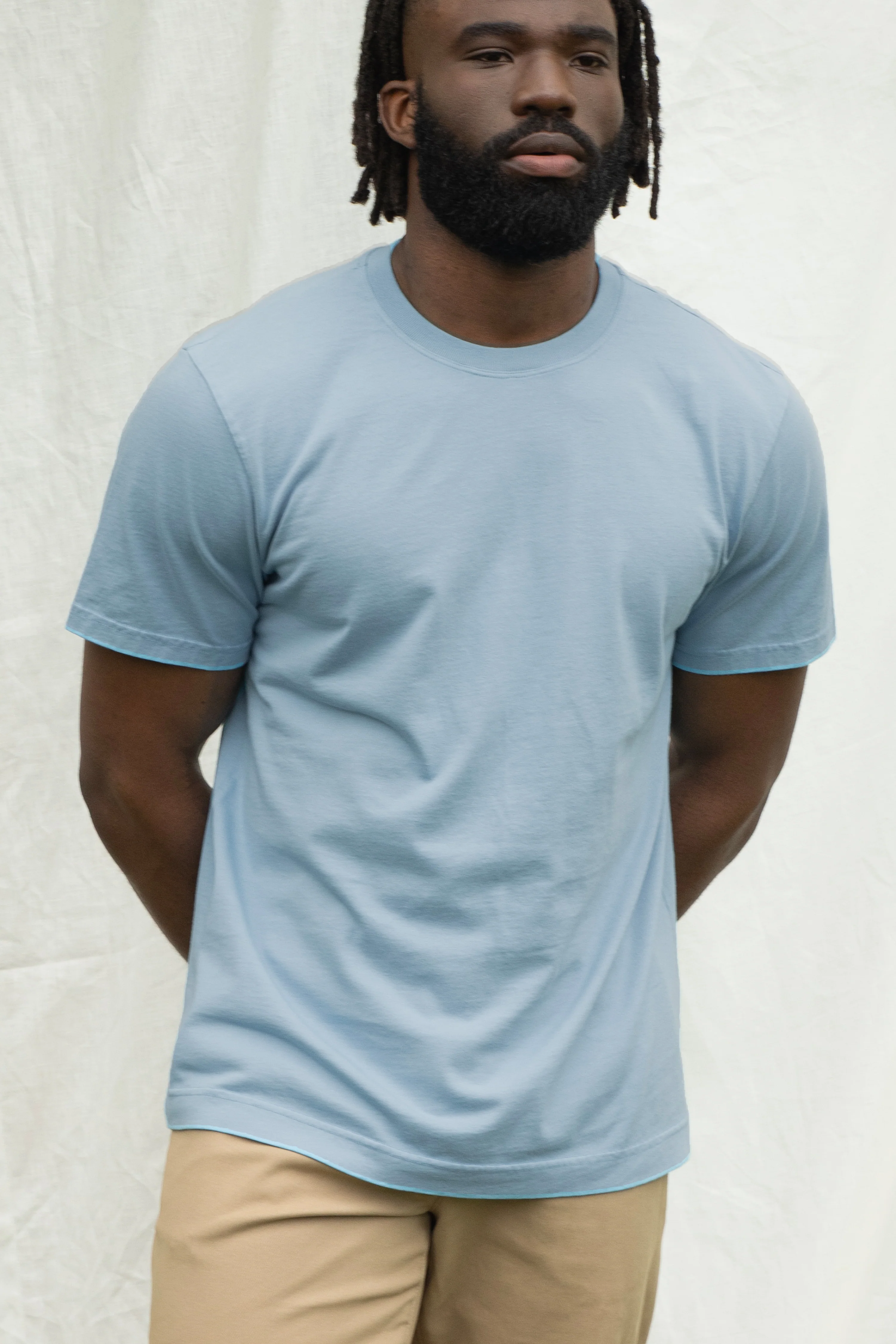 Tee-shirt bleu ciel - Image 3