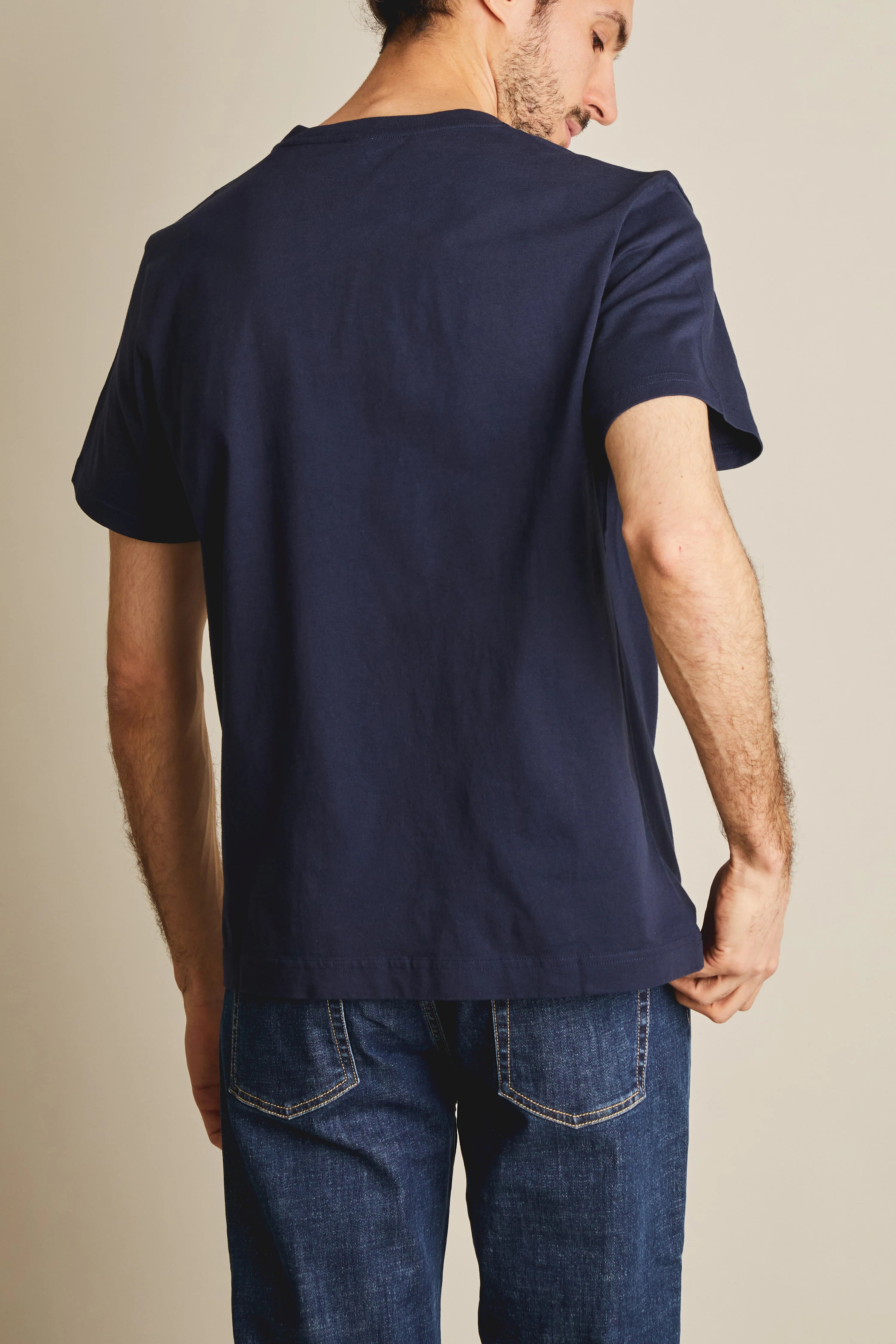 Tee-shirt bleu marine - Image 6