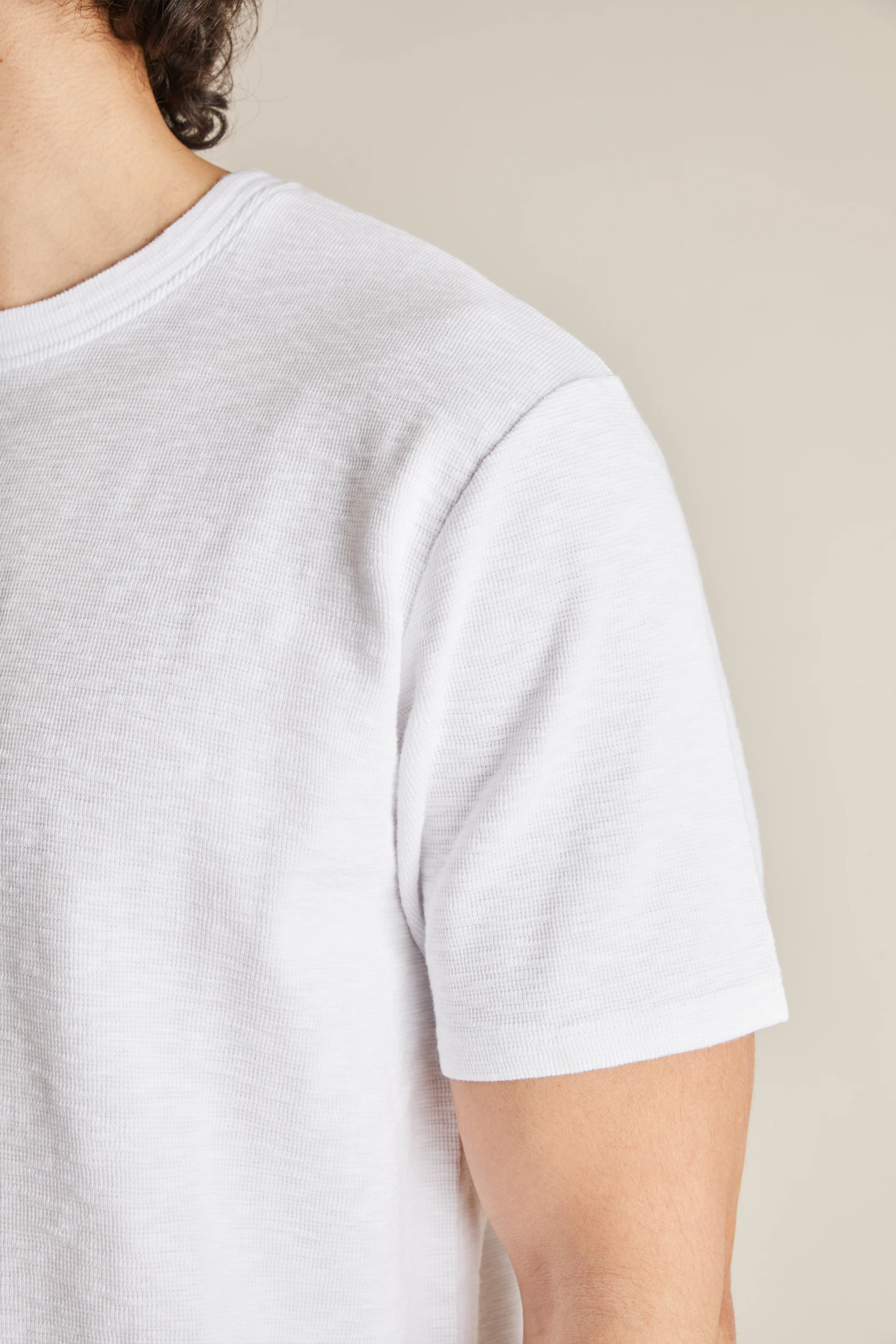 Tee-shirt texturé blanc - Image 6